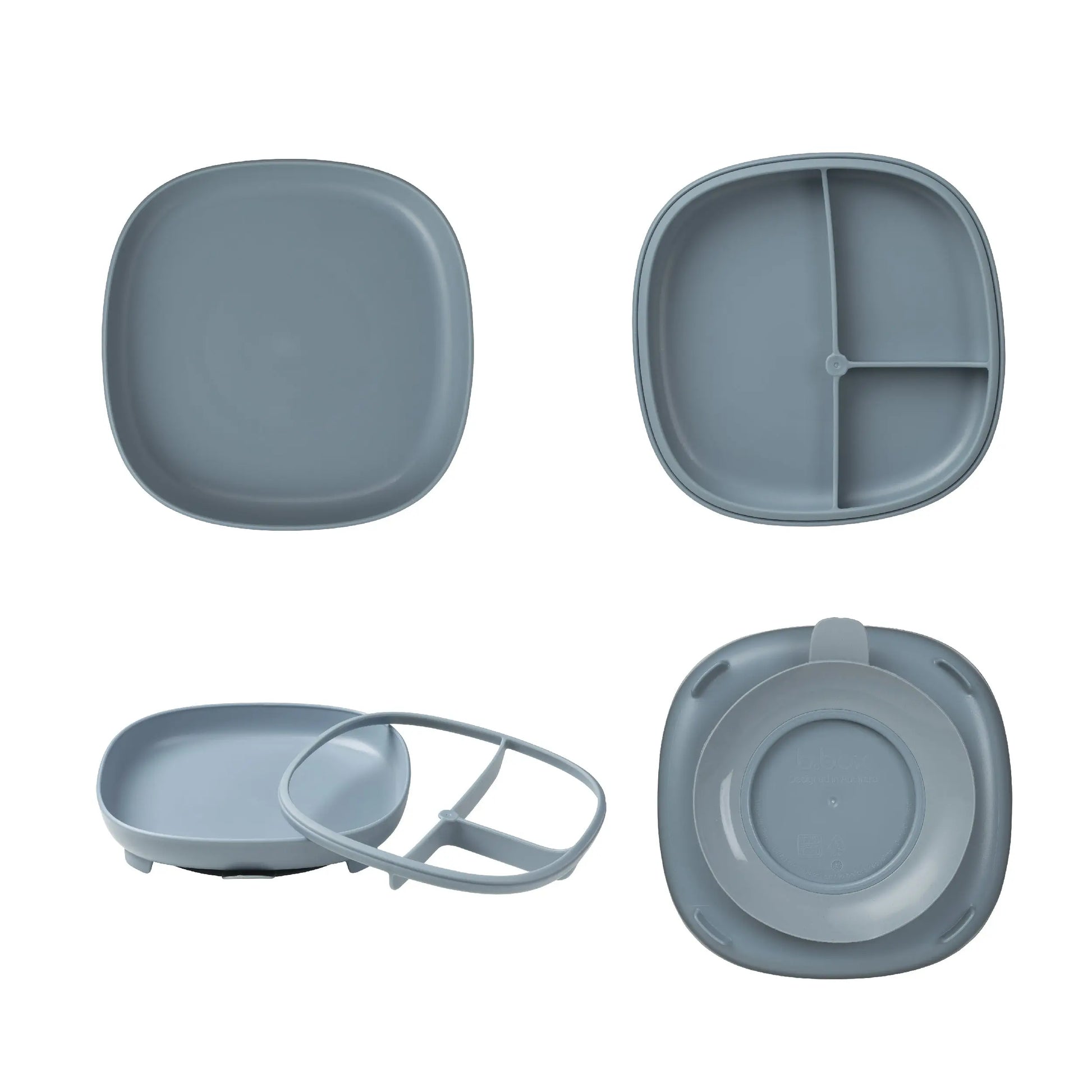 2 in 1 suction plate - ocean