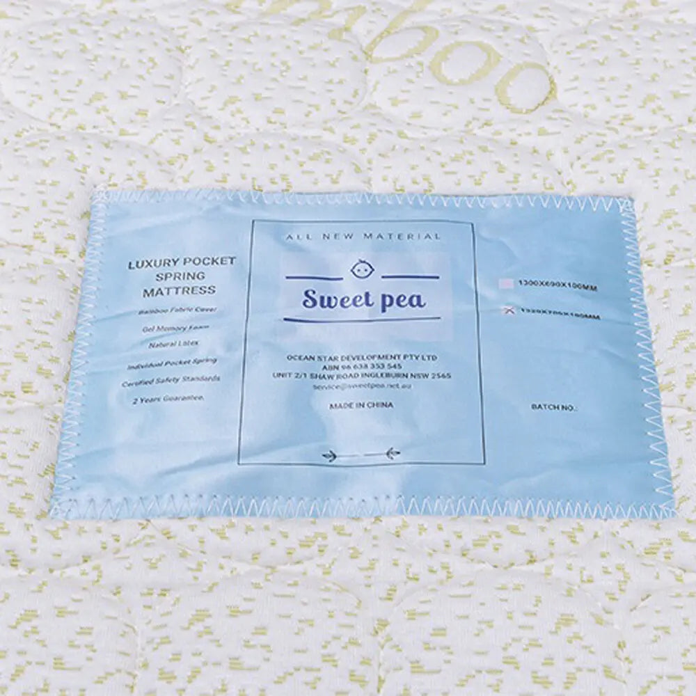 Sweet Pea Luxury Mattress Oval 132x70