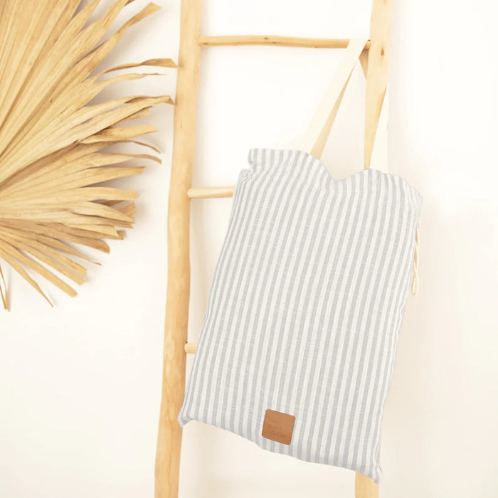The Muse Edition Linen Baby Play Mat - Stripe