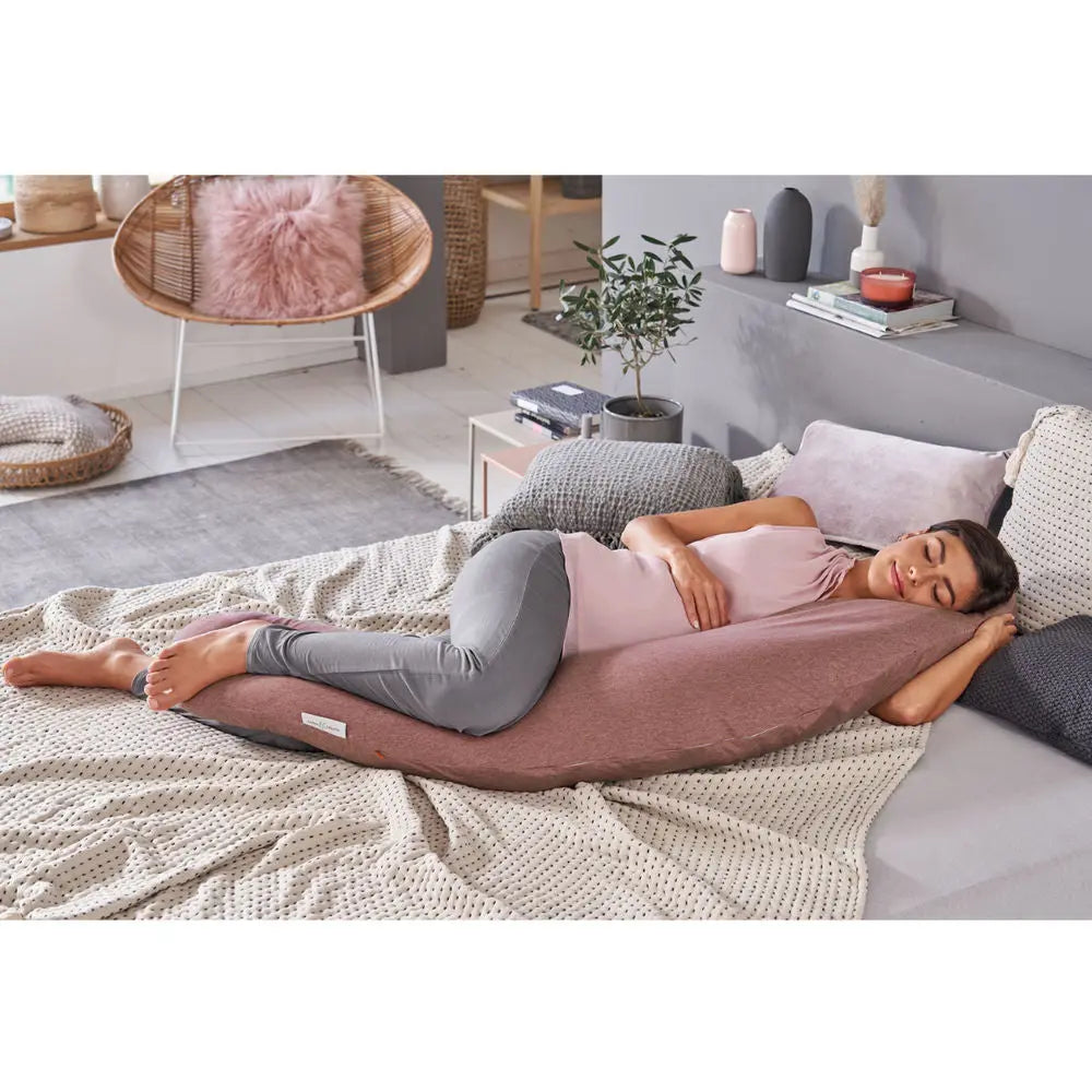 Theraline Muslin Maternity & Nursing Pillow - Terracotta