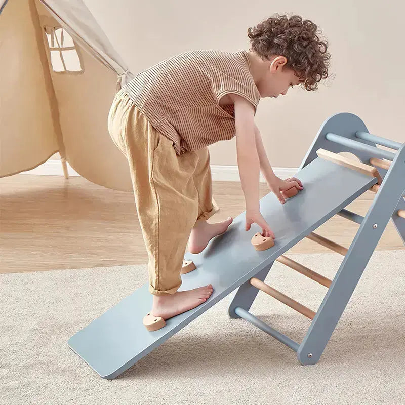 Boori Tidy Climbing Triangle + Ramp 2 Piece Set - Cherry & Almond  