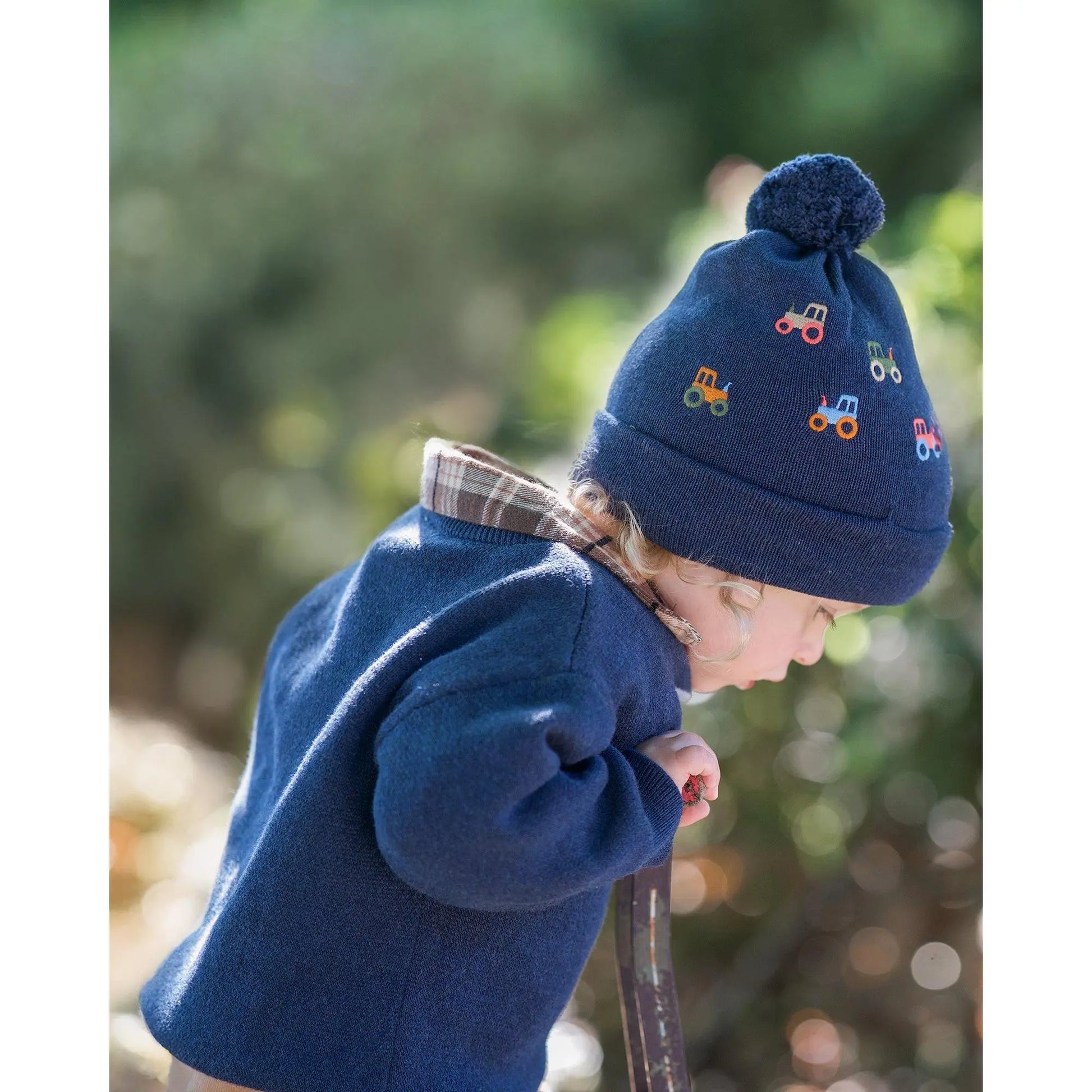 Organic Beanie Mystical Tiny Tractors