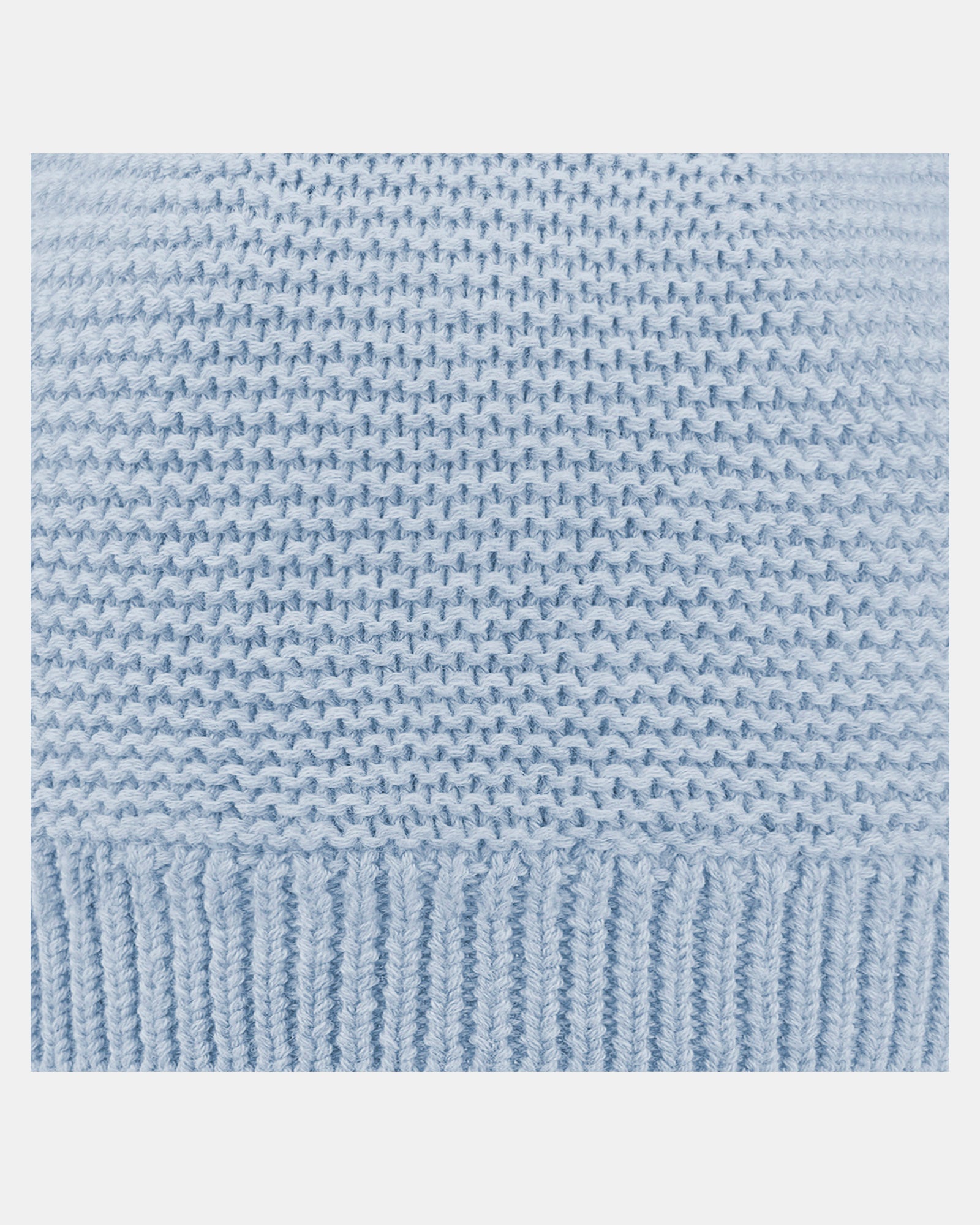 Organic Beanie Snowy Bluebell