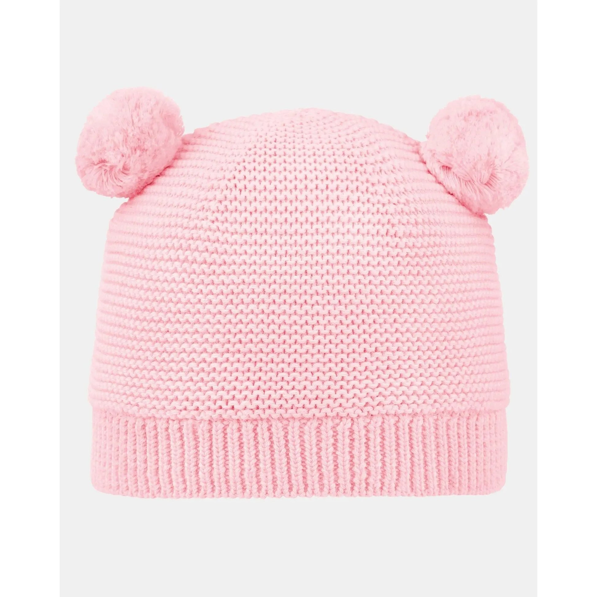 Organic Beanie Snowy Misty Rose