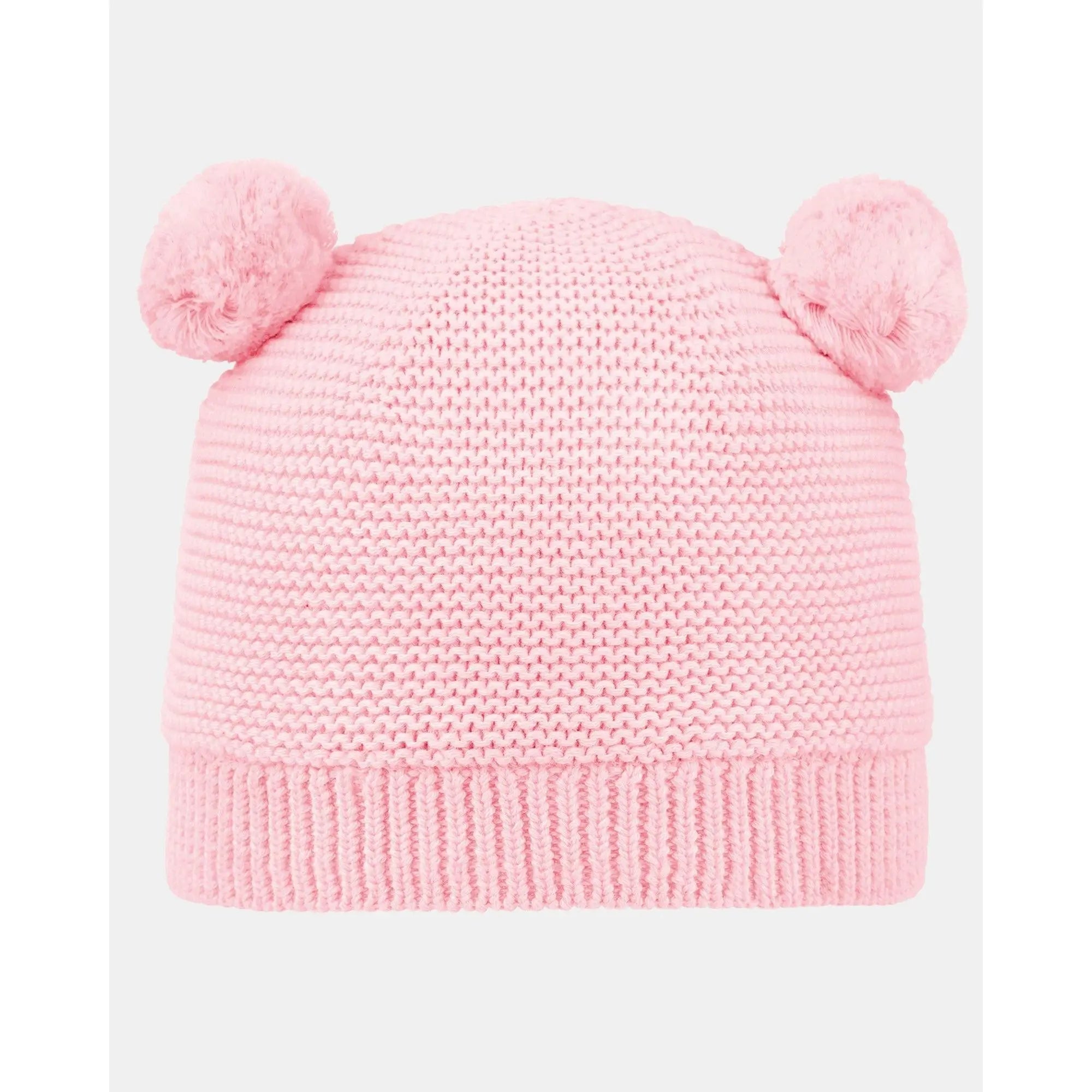 Organic Beanie Snowy Misty Rose