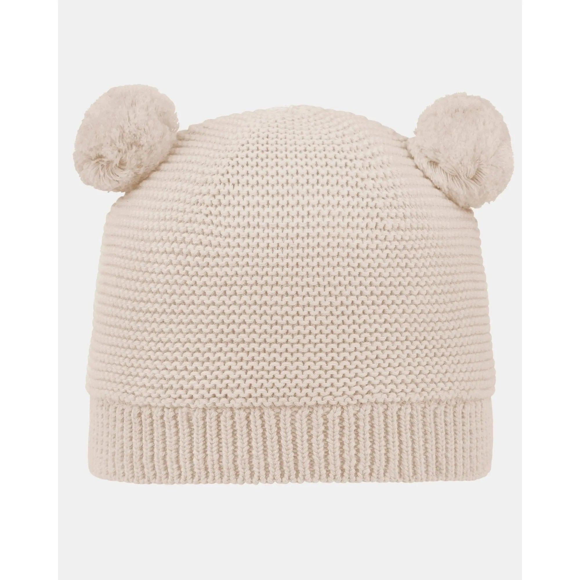 Organic Beanie Snowy Oatmeal