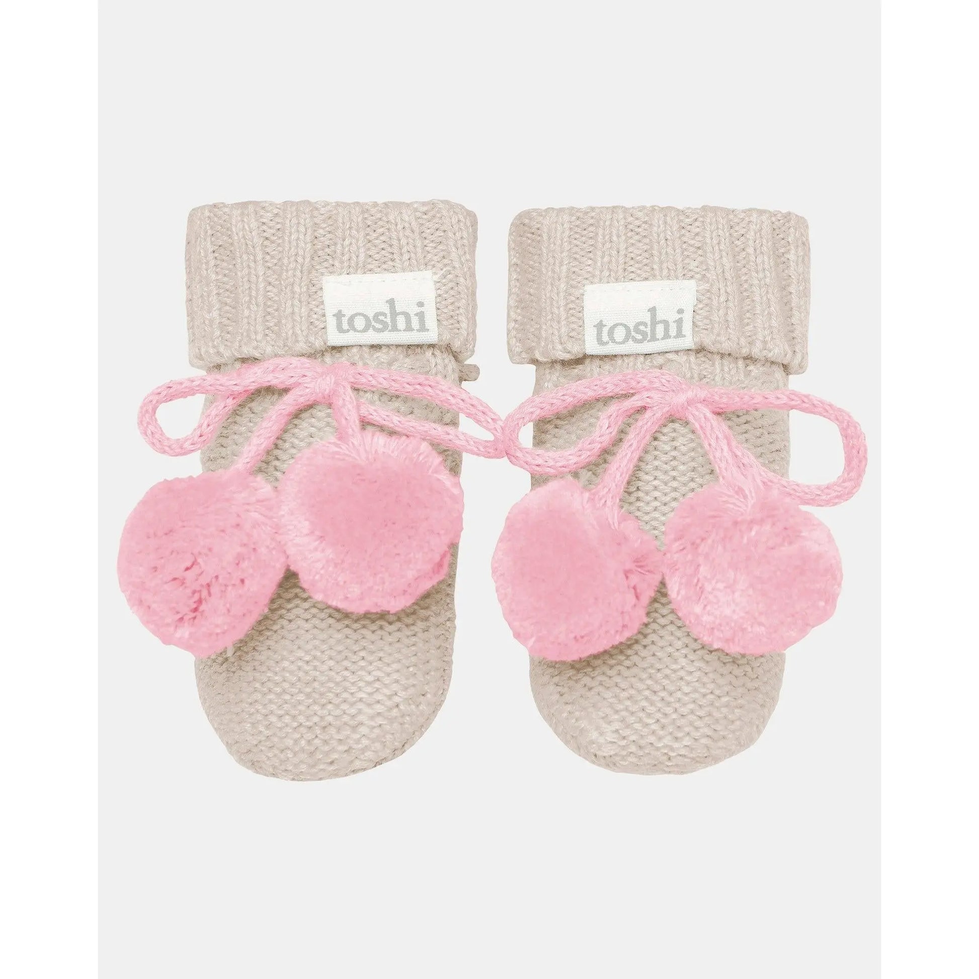 Organic Booties Bobby Oatmeal