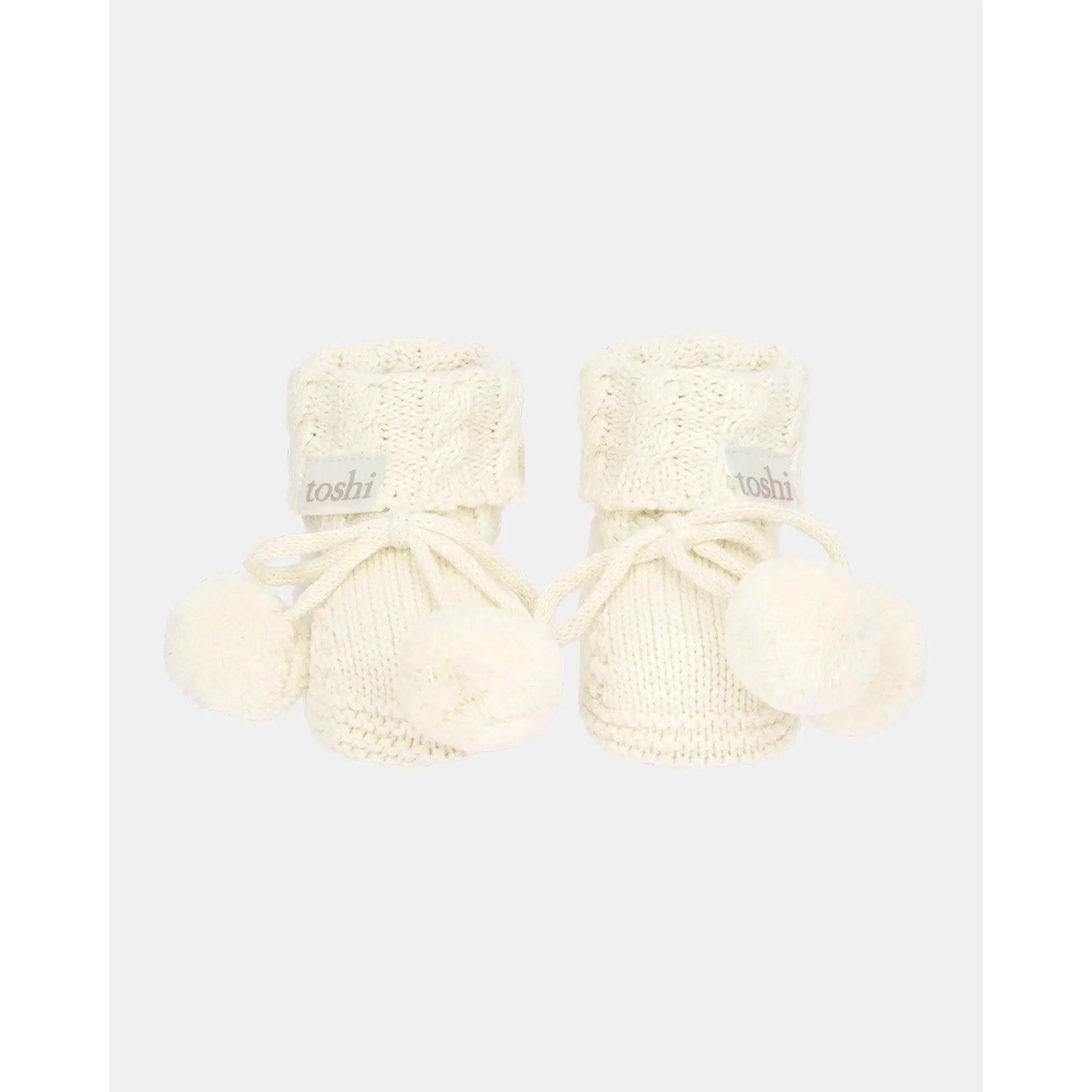 Organic Booties Yummy Cream