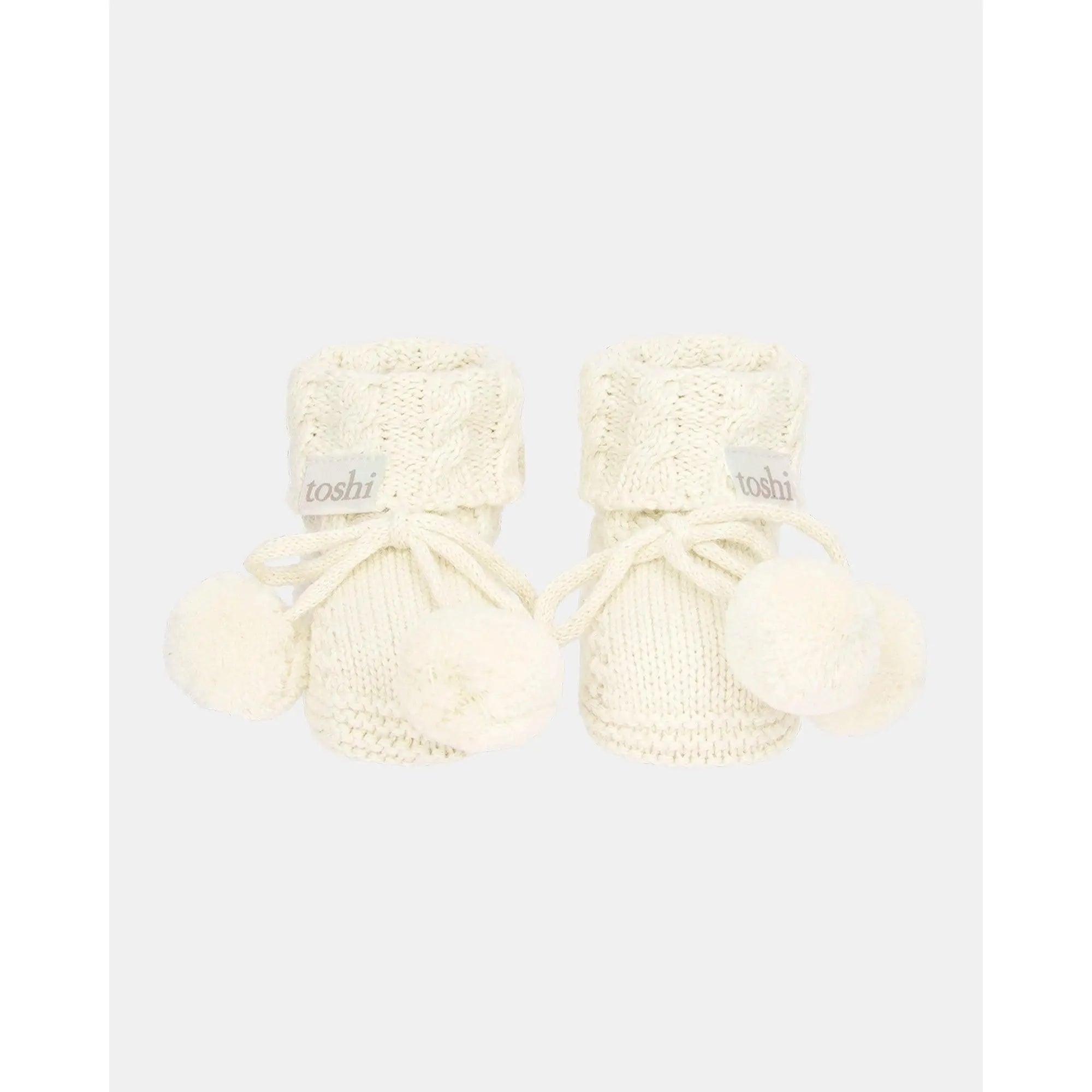 Organic Booties Yummy Cream