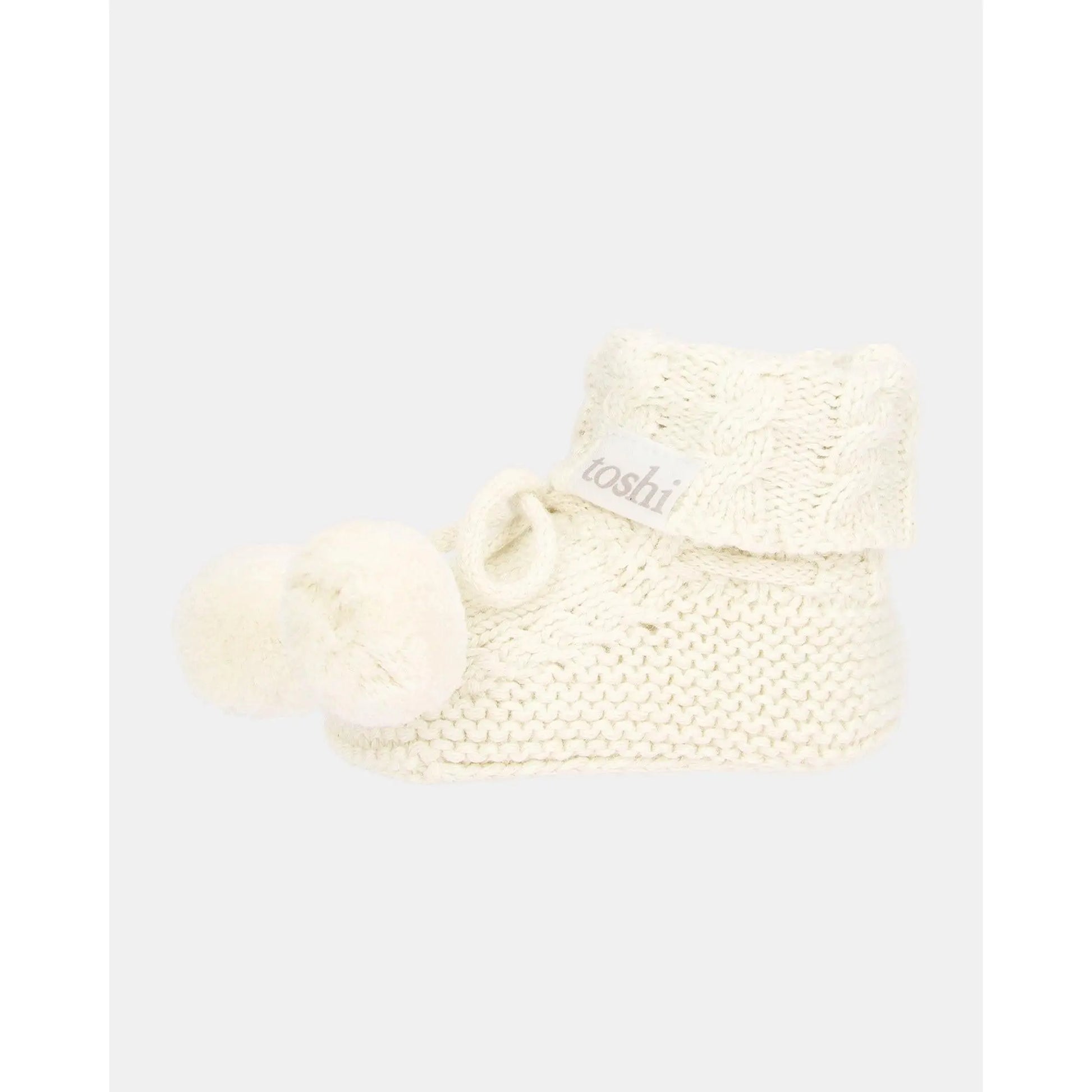 Organic Booties Yummy Cream