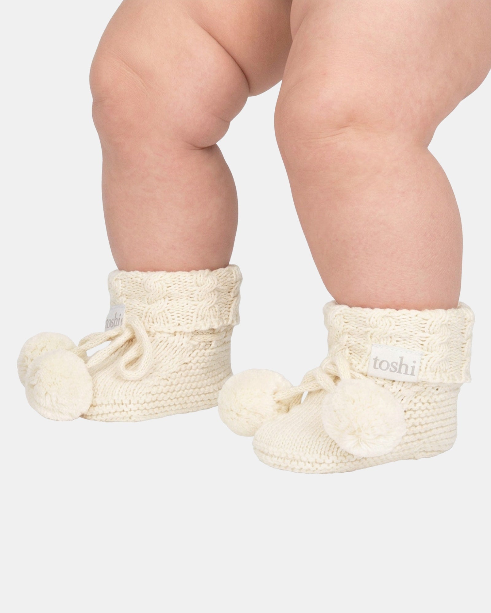 Organic Booties Yummy Cream