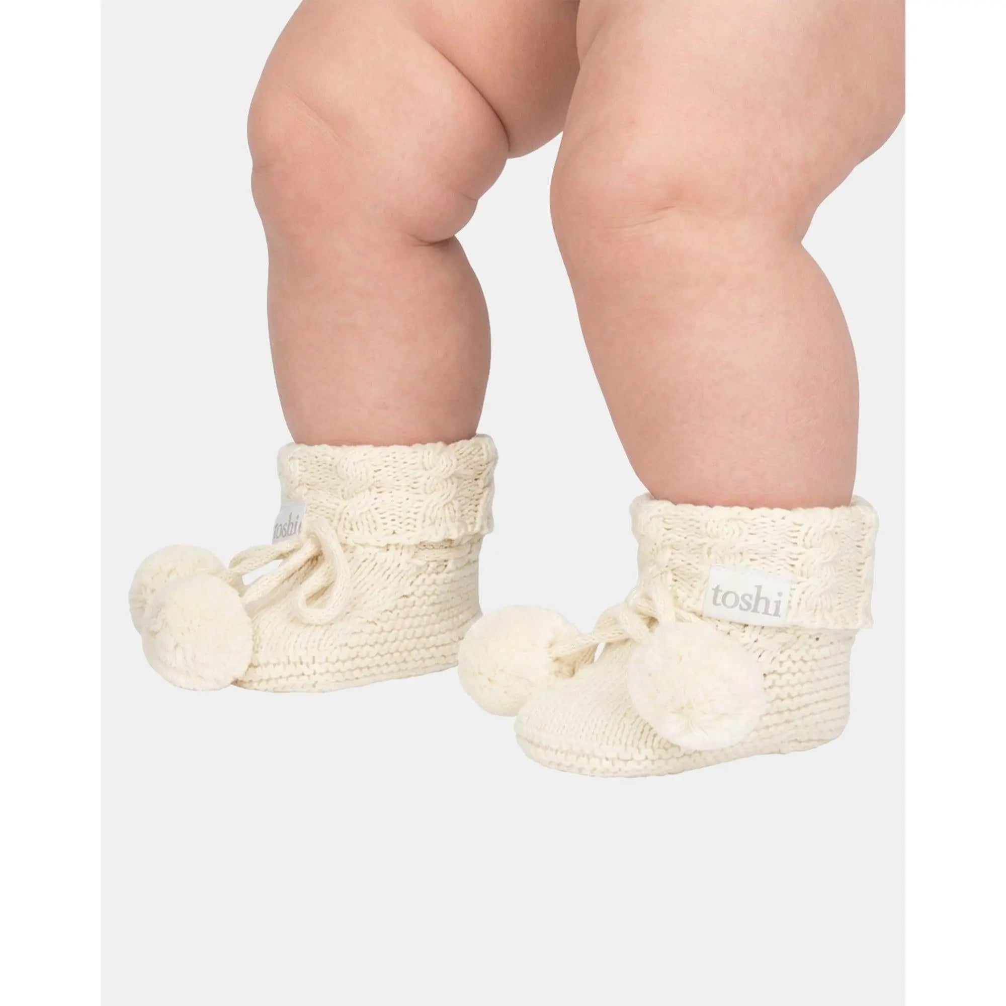 Organic Booties Yummy Cream