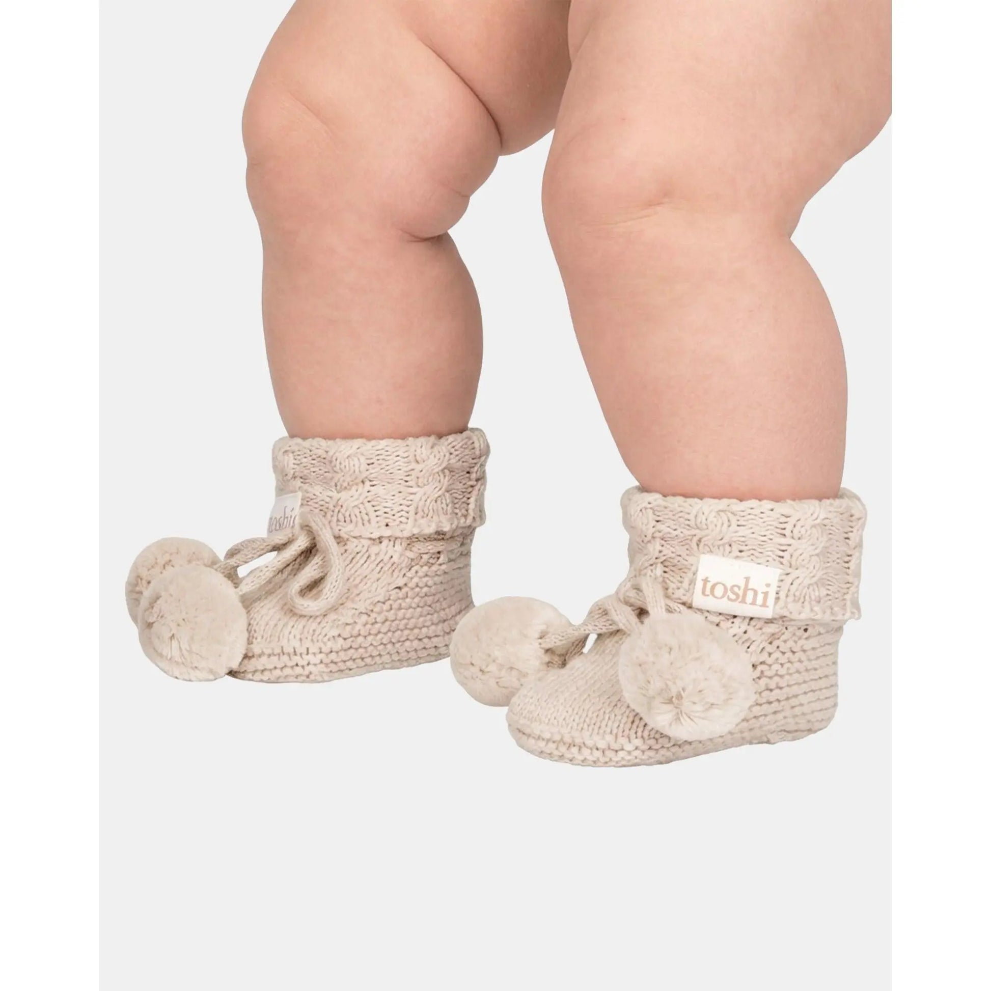 Organic Booties Yummy Oatmeal