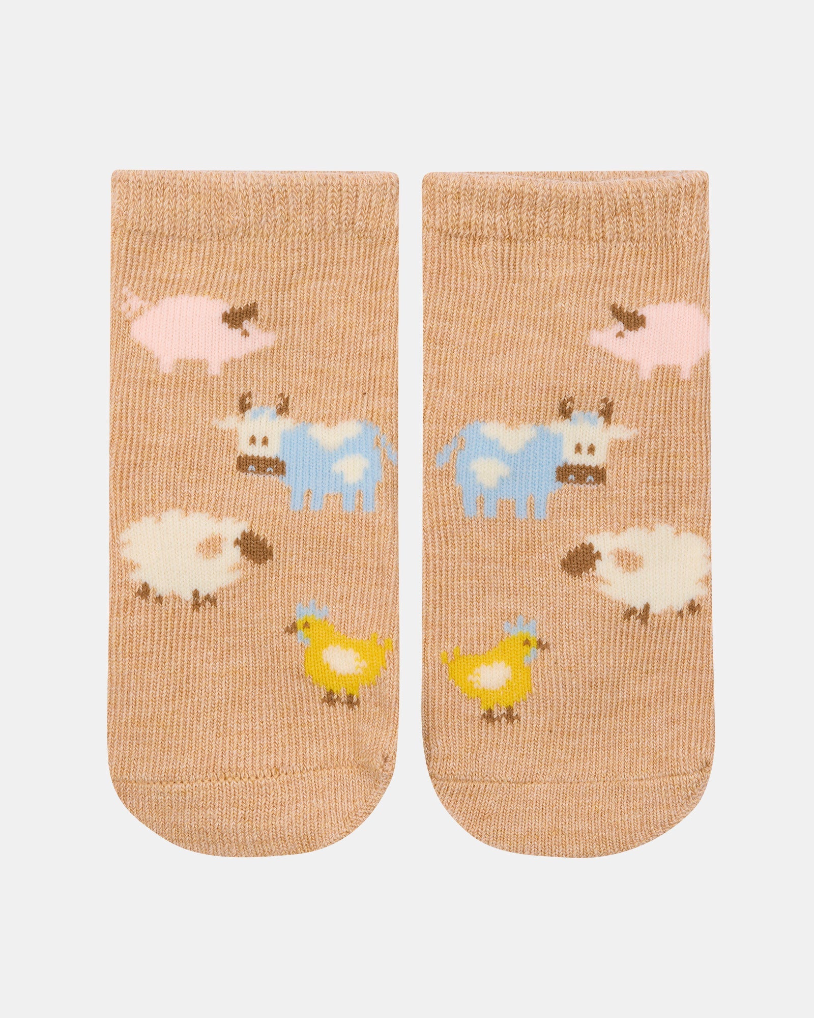 Organic Socks Ankle Jacquard Farm Buddies
