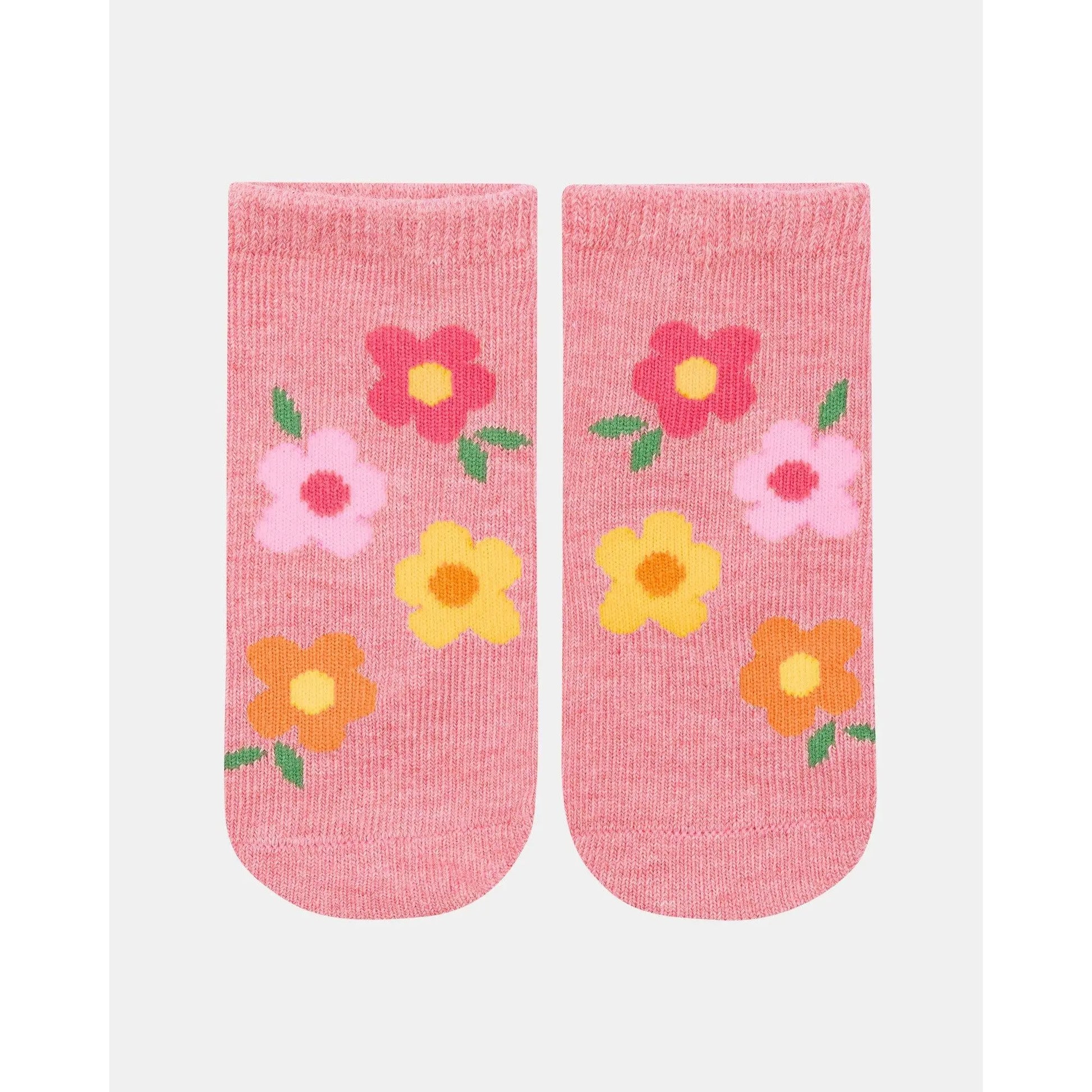 Organic Socks Ankle Jacquard Rosie Posie