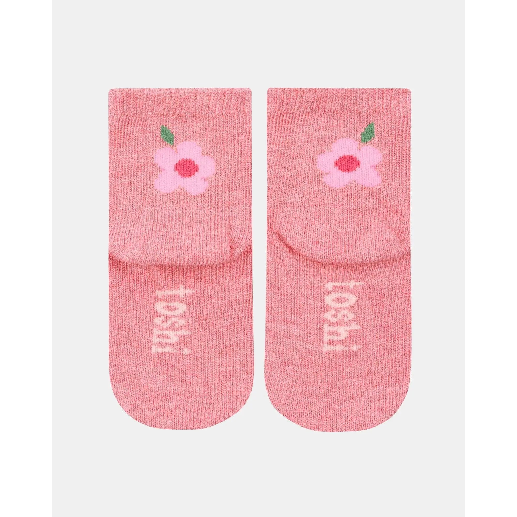 Organic Socks Ankle Jacquard Rosie Posie