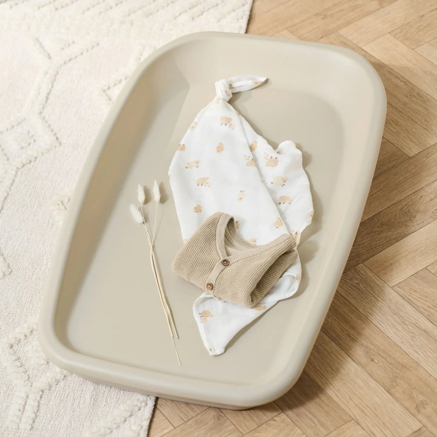 Cushi Baby Changing Mat in Cashmere