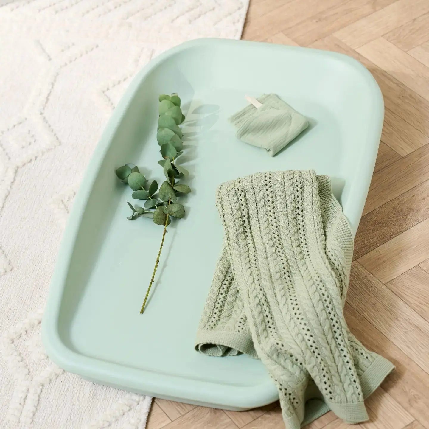 Cushi Baby Changing Mat in Leaf