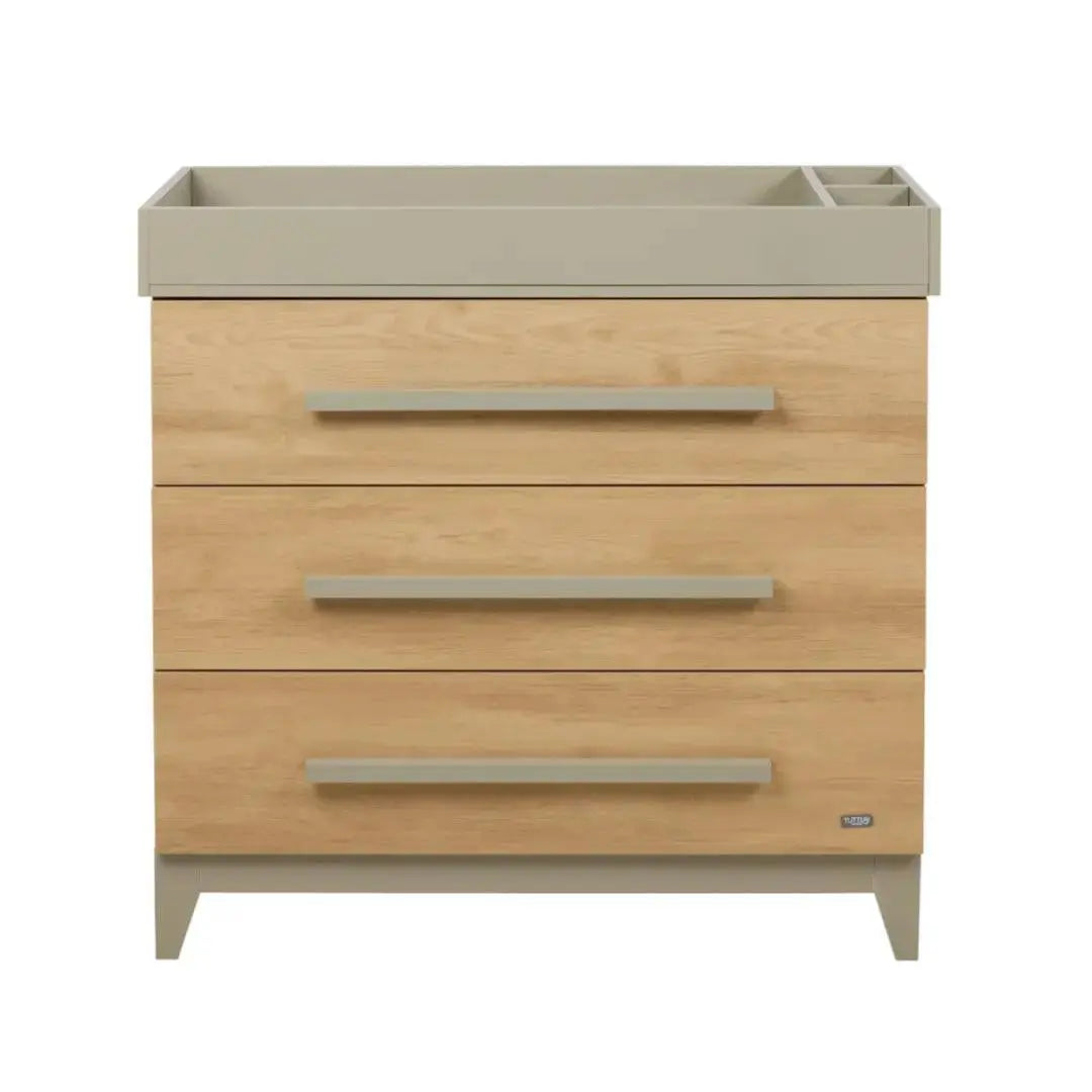 Tutti Bambini Hallee Chest Changer - Sage & Golden Oak