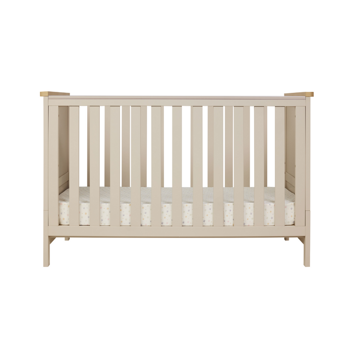Tutti Bambini Misha Cot + Mattress - Mushroom & Golden Oak