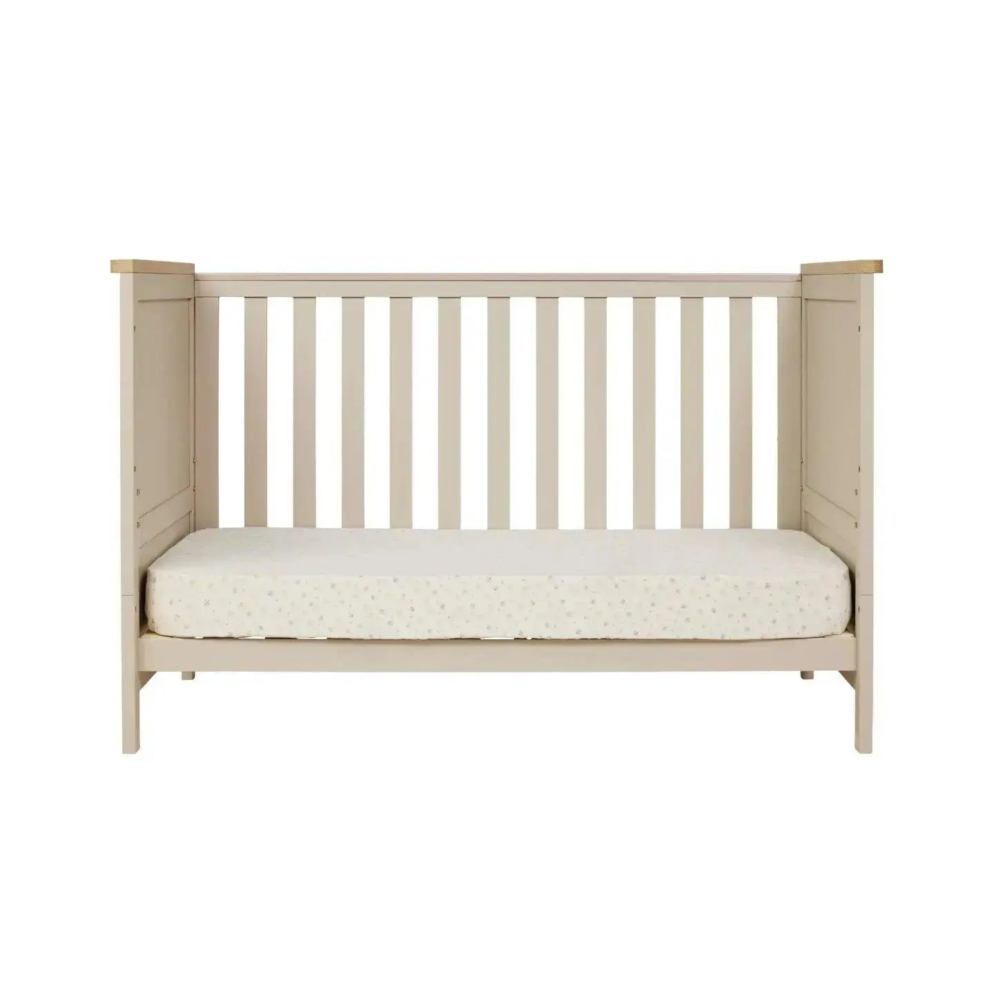Tutti Bambini Misha Cot + Mattress - Mushroom & Golden Oak