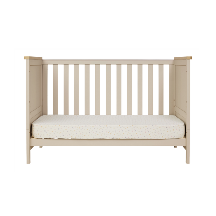 Tutti Bambini Misha Cot + Mattress - Mushroom & Golden Oak