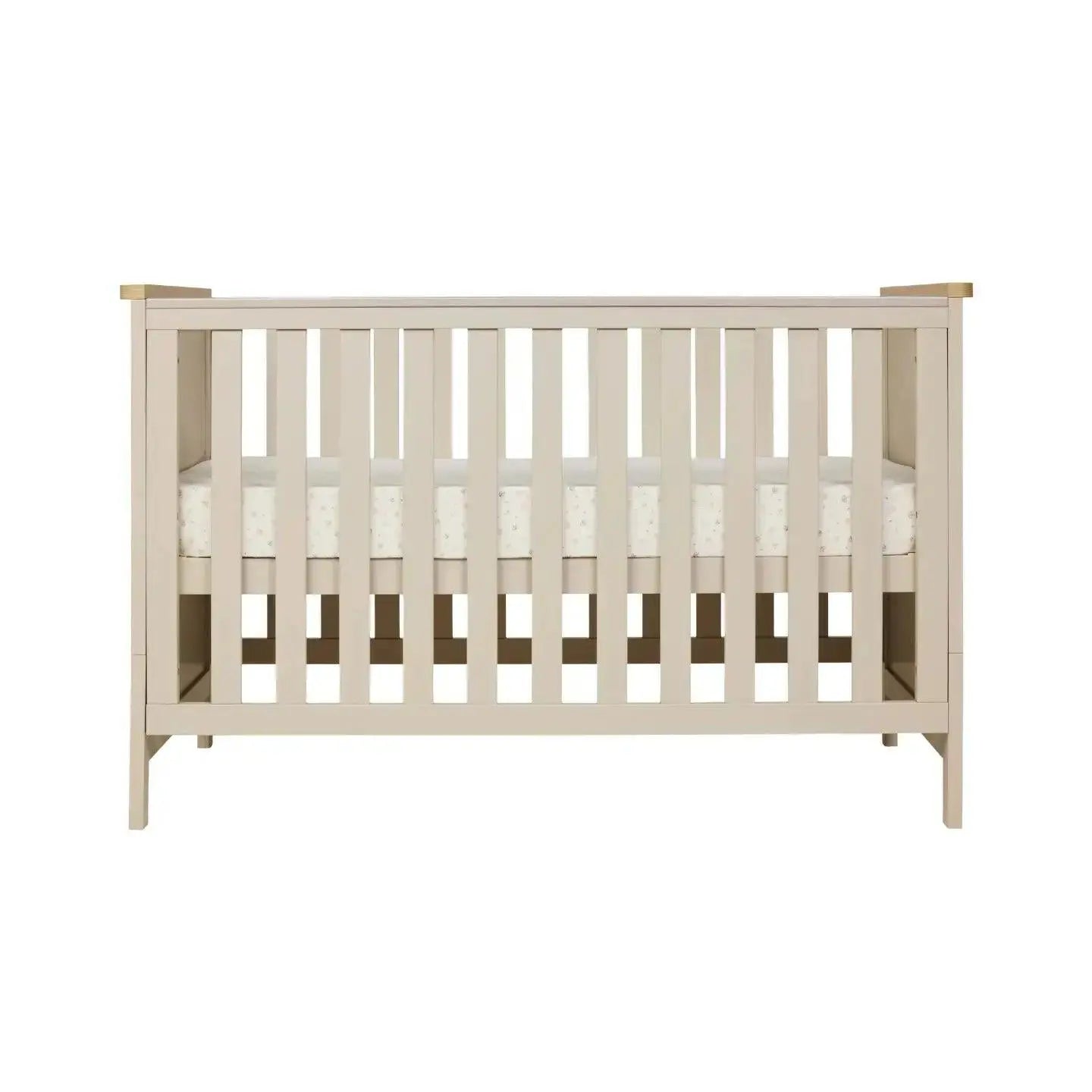Tutti Bambini Misha Cot + Mattress - Mushroom & Golden Oak