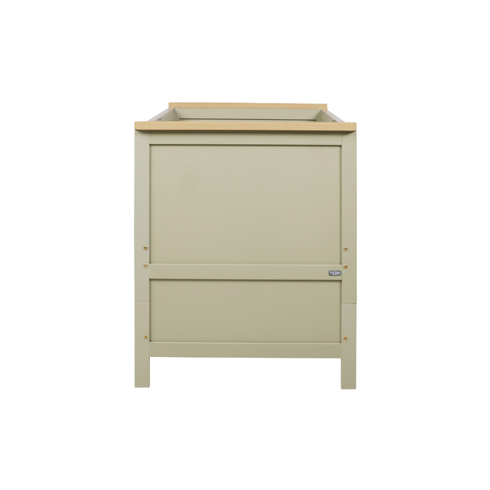 Tutti Bambini Misha Cot + Mattress - Sage & Golden Oak