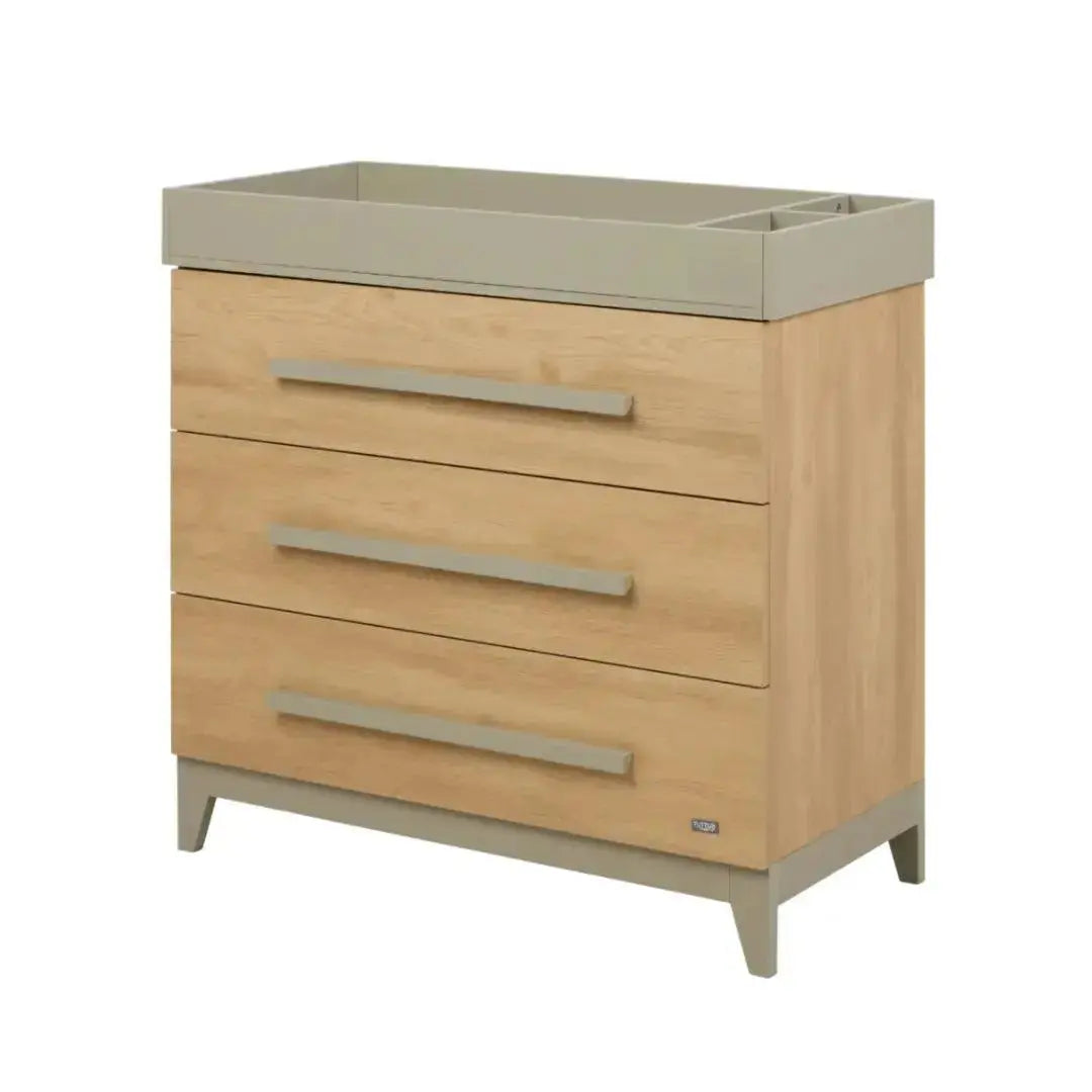 Tutti Bambini Misha Cot Package - Sage and Golden Oak