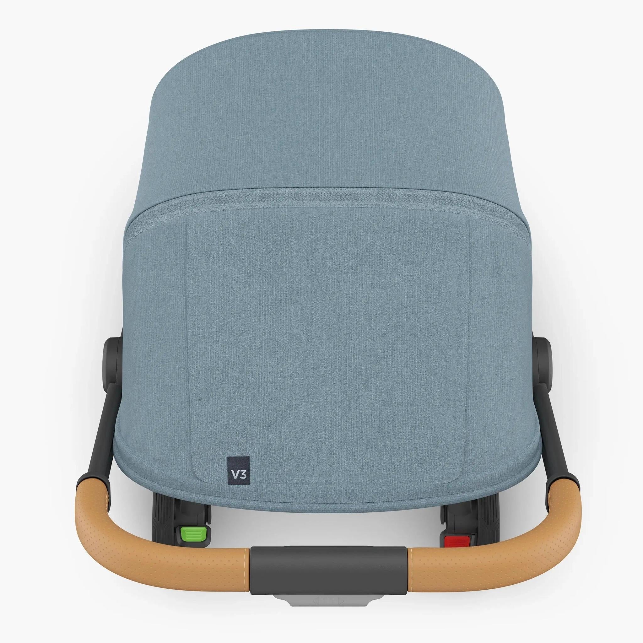 UPPAbaby Minu V3 Stroller - Dillan (Blue/Carbon/ Sand Leather)