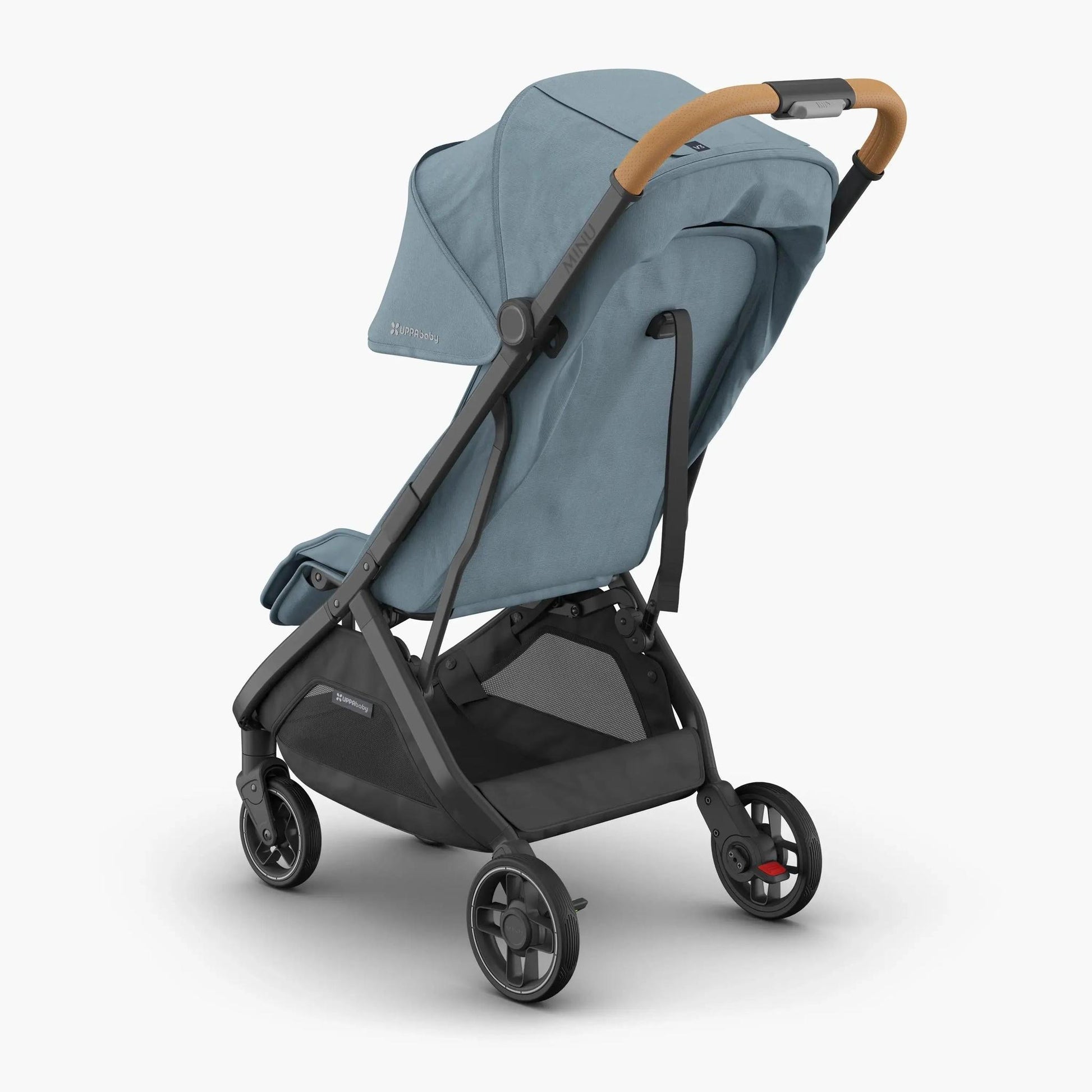 UPPAbaby Minu V3 Stroller - Dillan (Blue/Carbon/ Sand Leather)