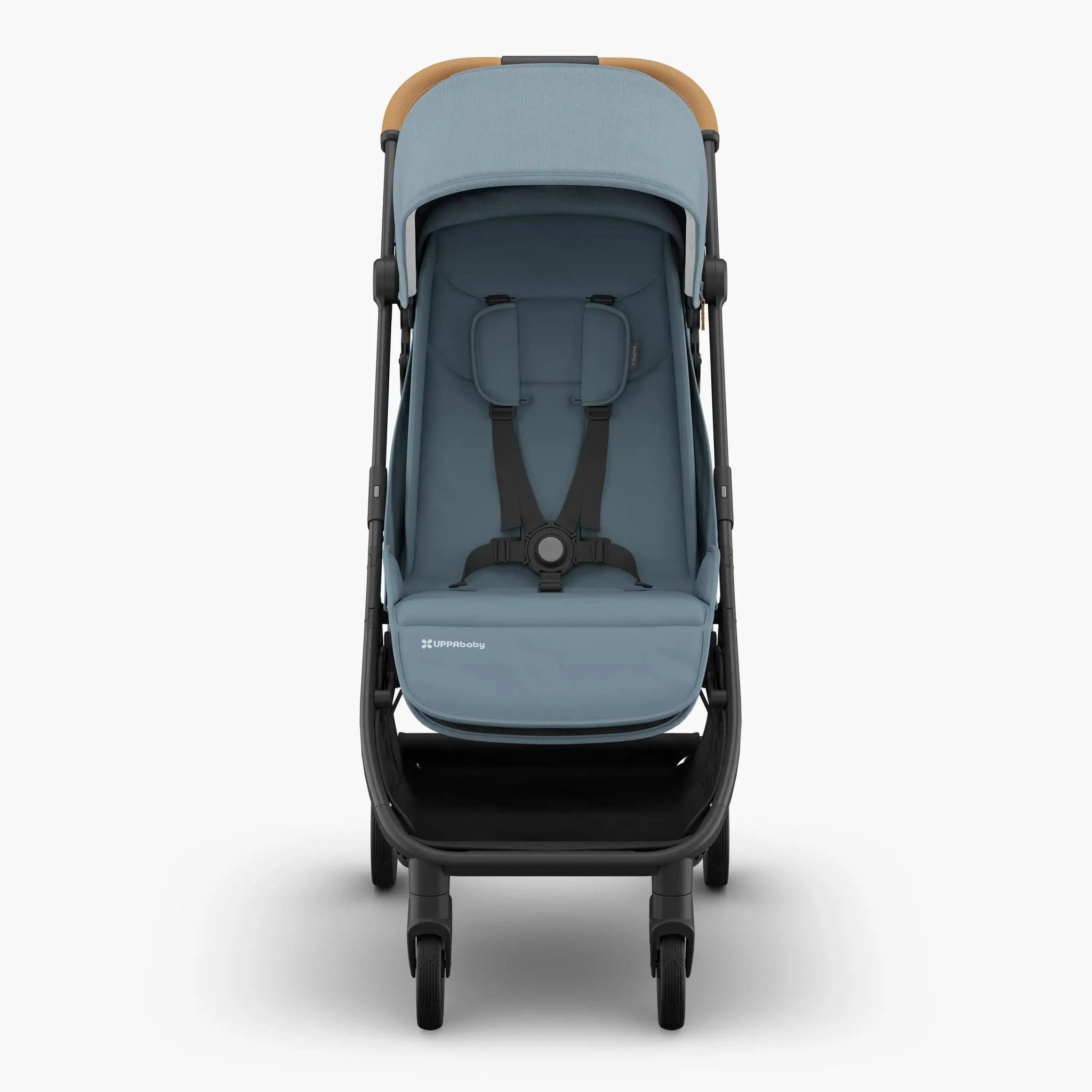 UPPAbaby Minu V3 Stroller - Dillan (Blue/Carbon/ Sand Leather)