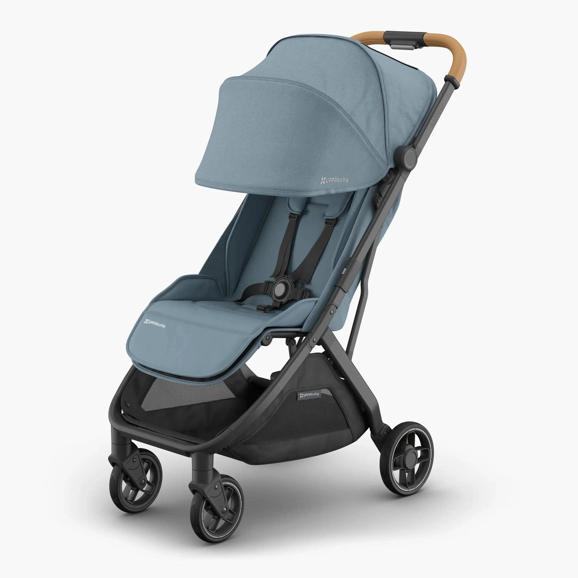 UPPAbaby Minu V3 Stroller - Dillan (Blue/Carbon/ Sand Leather)