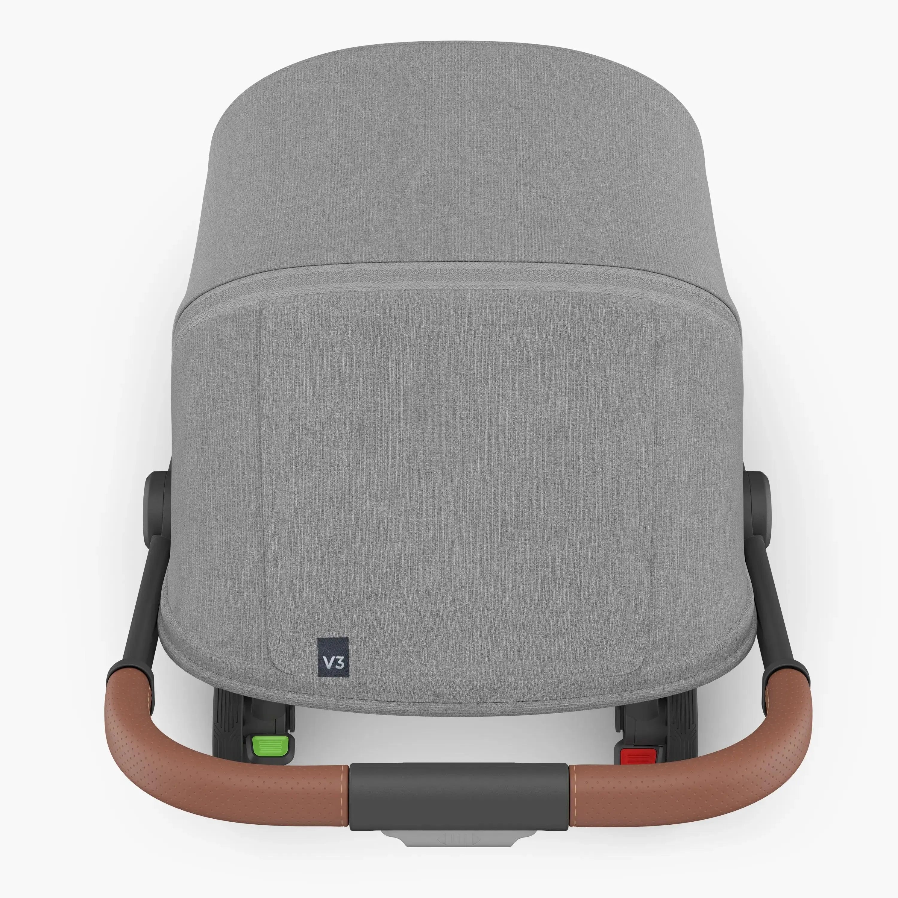 UPPAbaby Minu V3 Stroller - Greyson (Charcoal/Carbon/ Saddle leather)