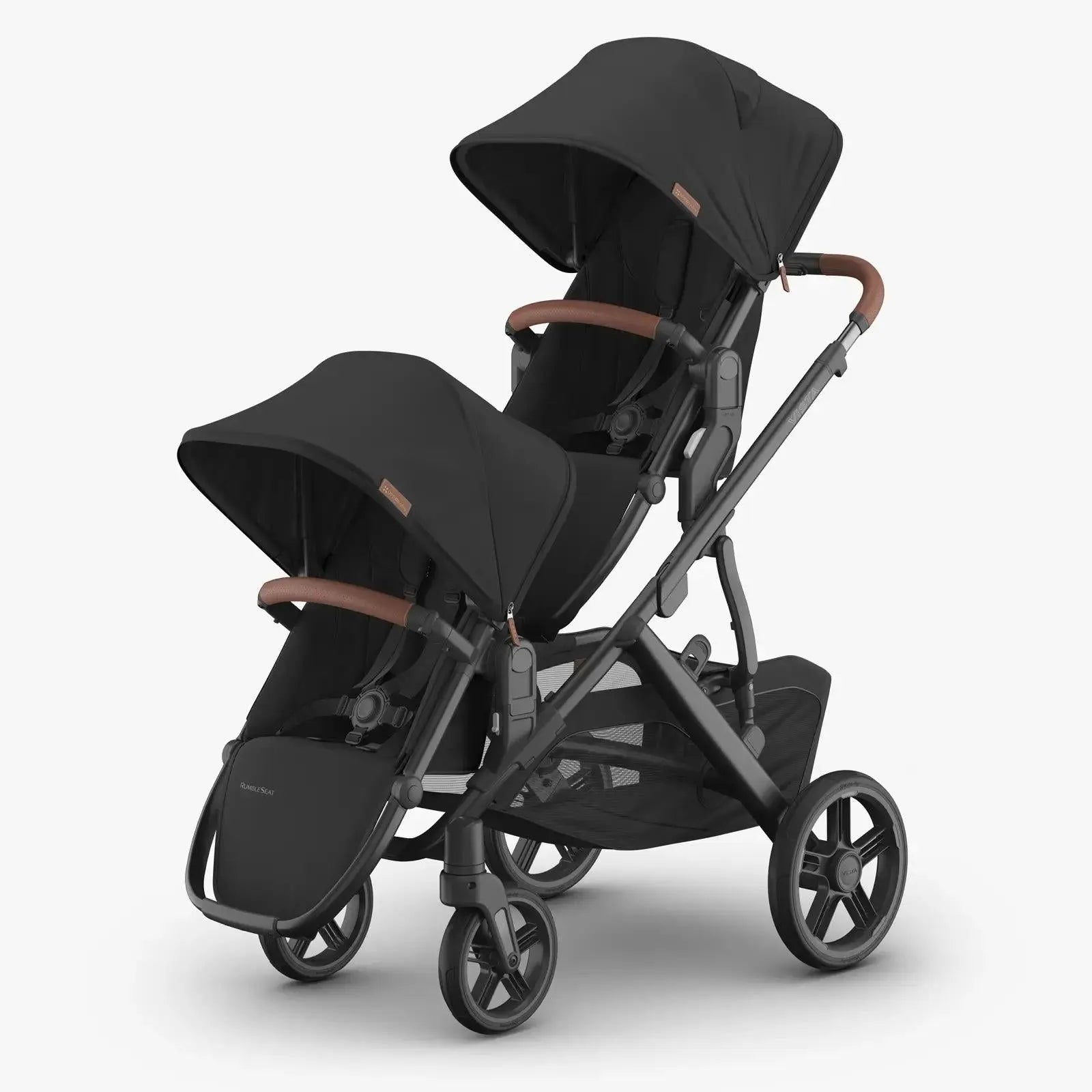 UPPAbaby VISTA V3 RumbleSeat Charcoal/Saddle (Nori)
