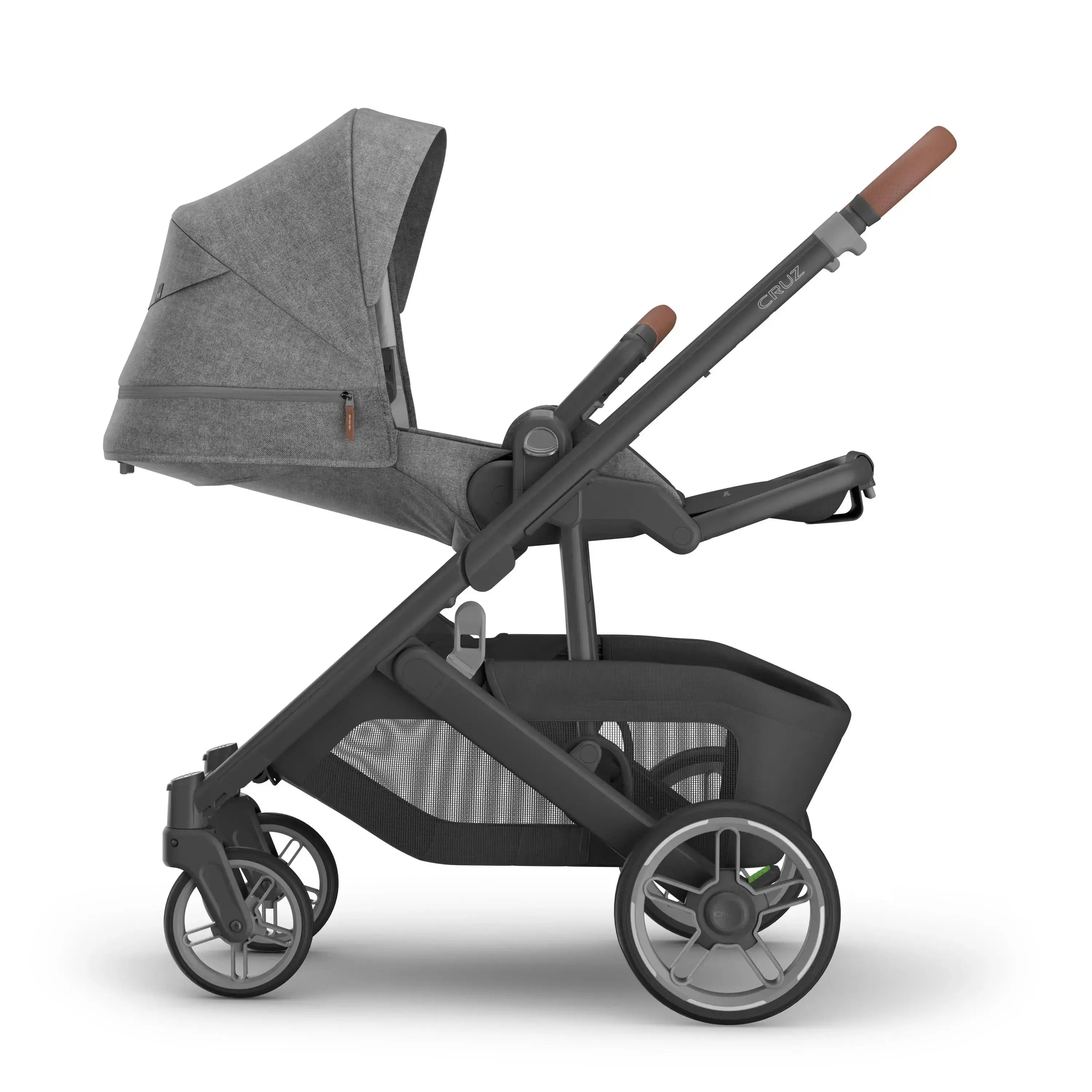 UPPAbaby Cruz V3 Pram - Greyson (Charcoal Melange / Carbon)