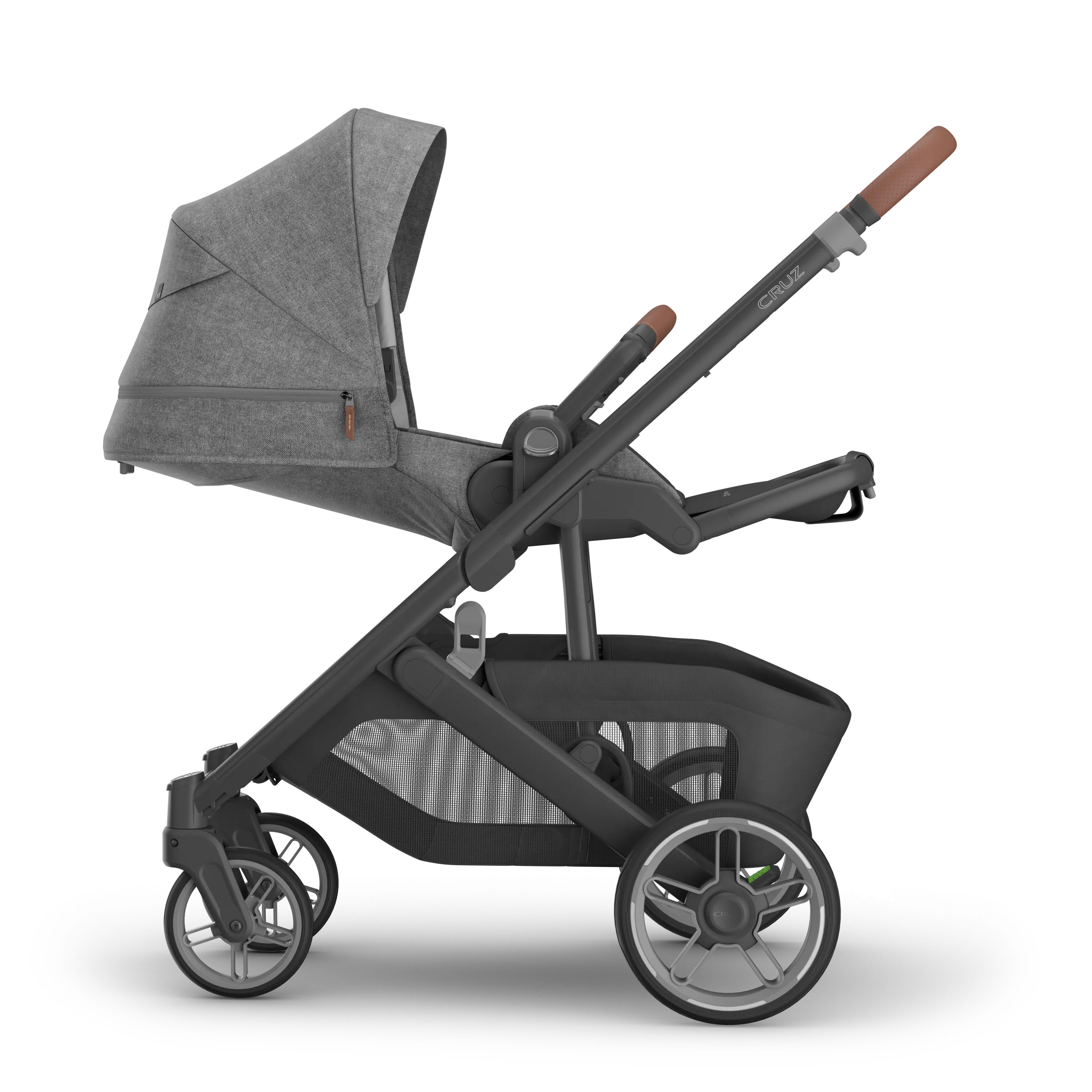 UPPAbaby Cruz V3 Pram - Greyson (Charcoal Melange / Carbon)