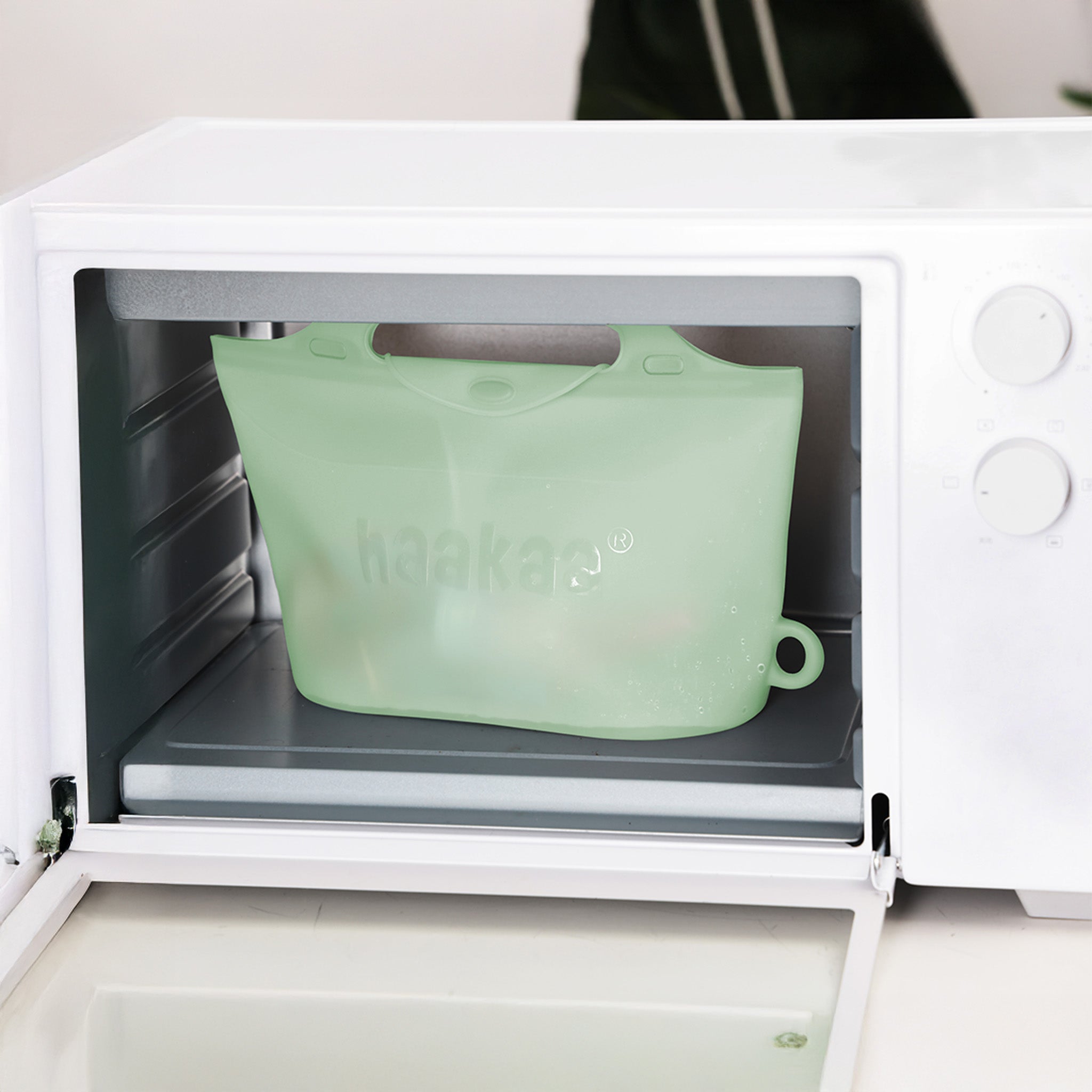 Haakaa Multipurpose Steamer & Steriliser Bag- Lime