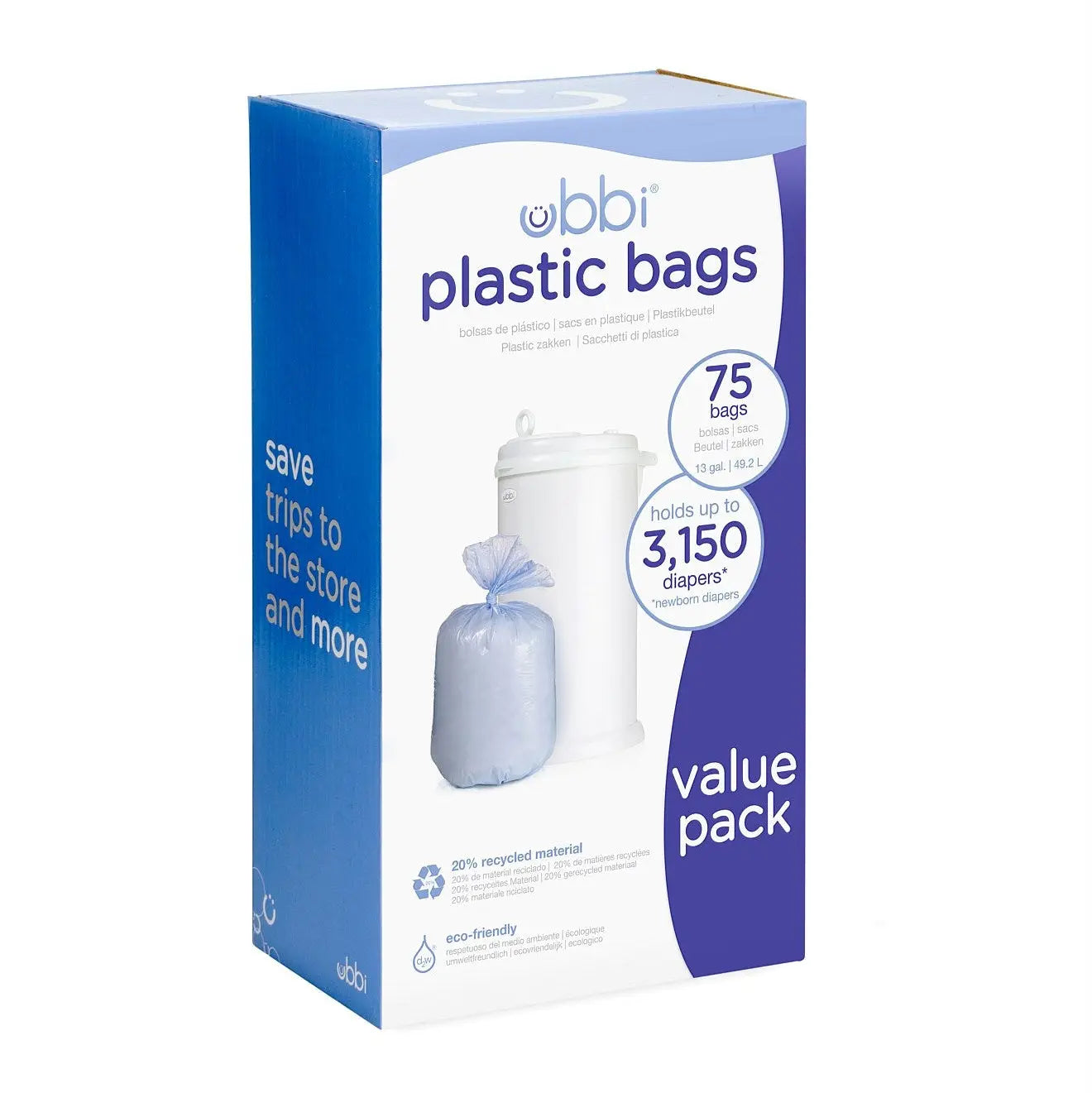 Ubbi Plastic Bags 3 pack