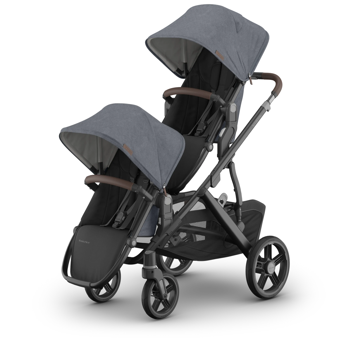 UPPAbaby Vista V3 double pram in Julian, carrying two children