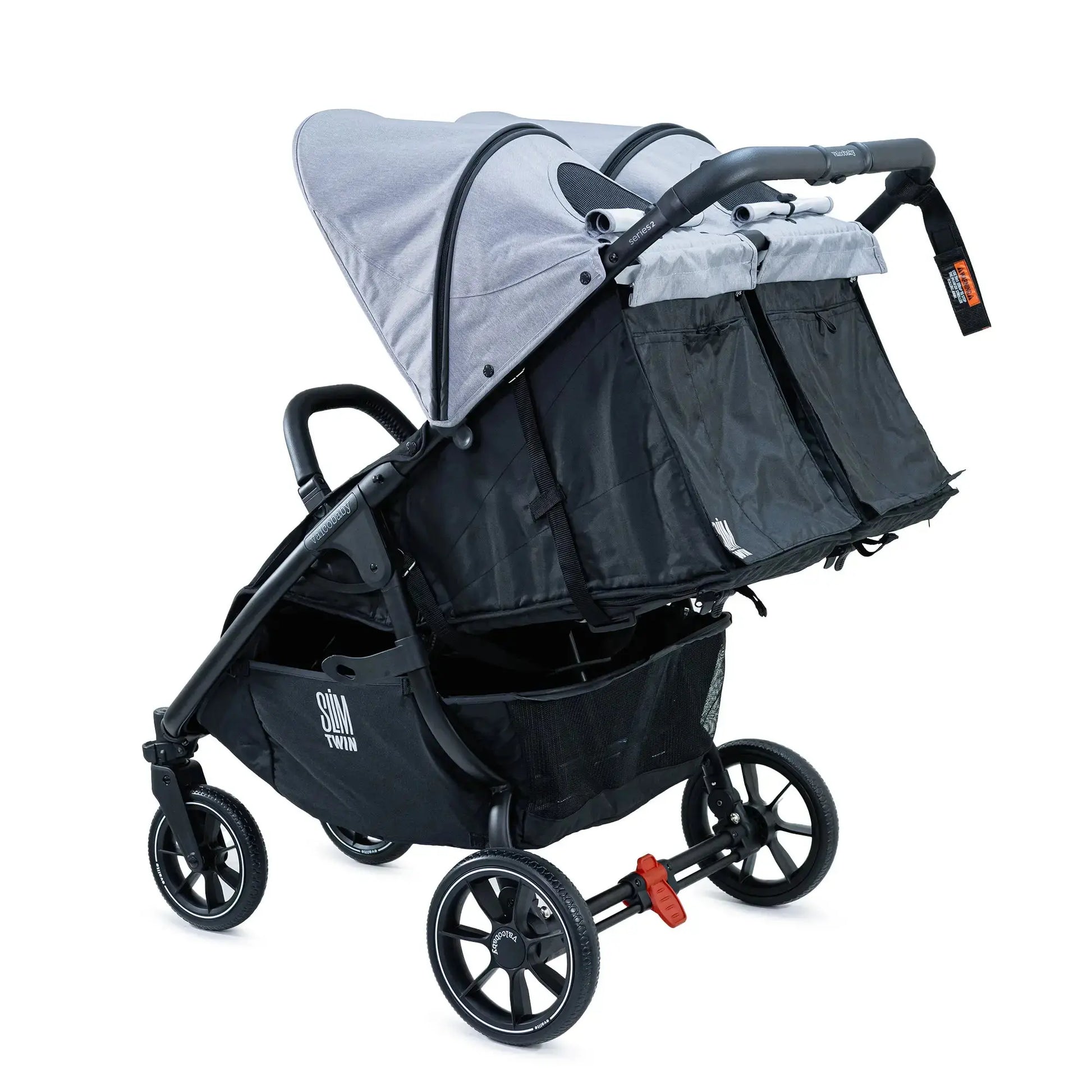 Slim Twin Series2 — peekaboo window on canopy hood for checking on child