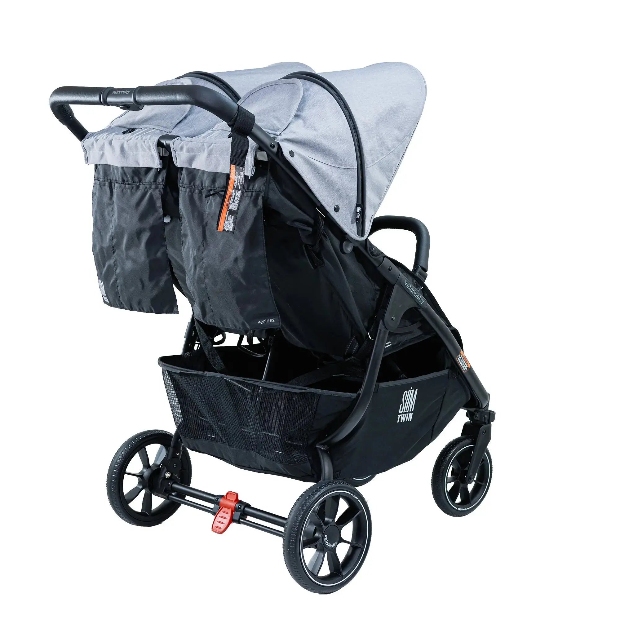Valco Baby Slim Twin Series2 — side angle showing slim 66cm profile