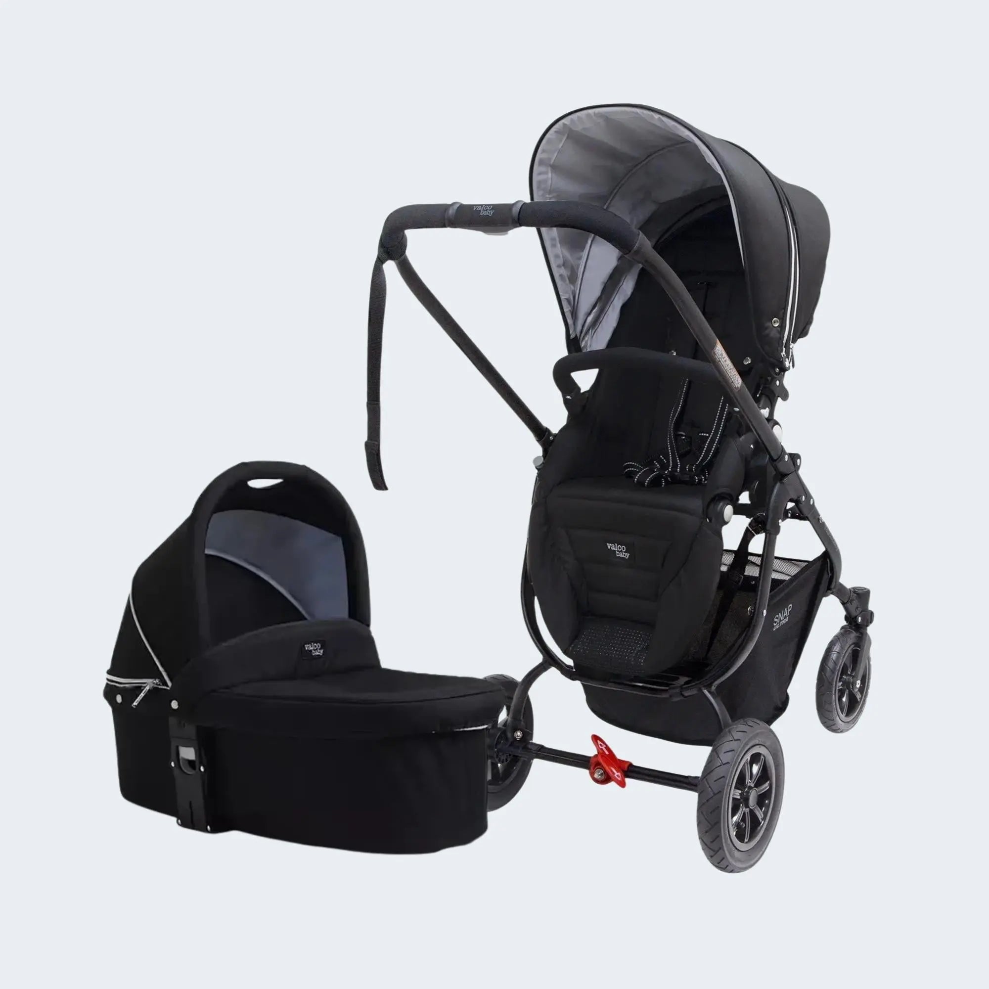 Valco Baby Snap Ultra P + Bassinet - Black  