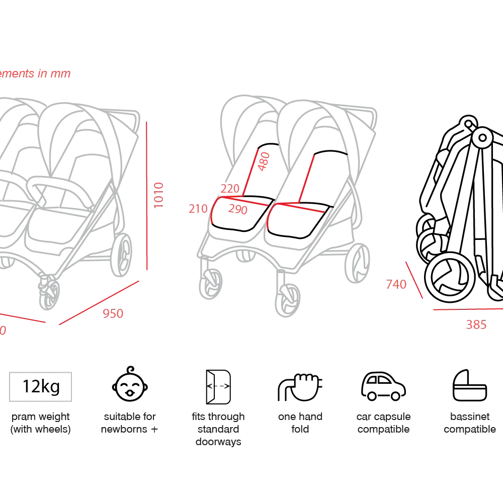 valco double stroller Valco Baby Trend Duo