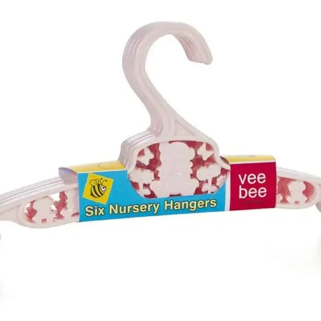 Veebee Kids Plastic Hangers (Pack of 6)