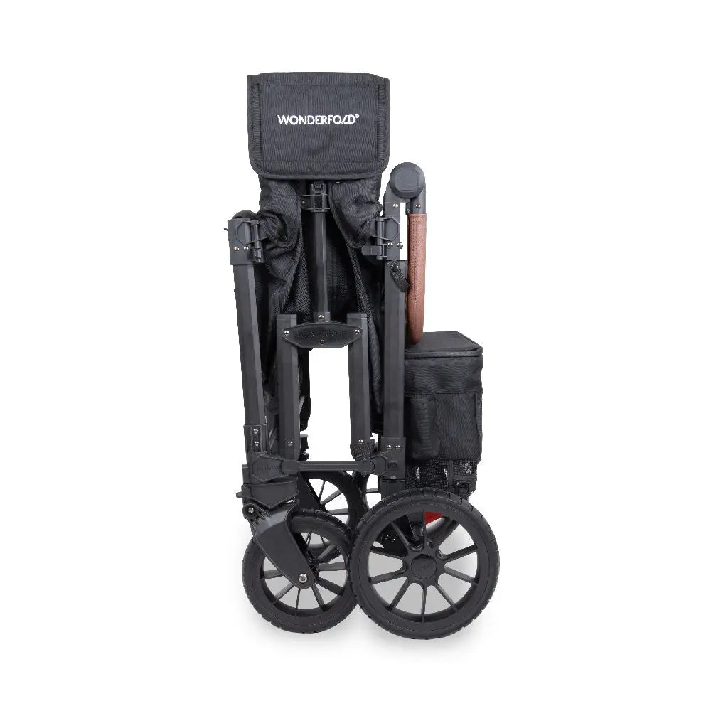 WonderFold W2 Luxe Pro Stroller Wagon - Jet Black
