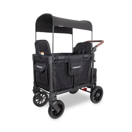 WonderFold W2 Luxe Pro Stroller Wagon - Jet Black