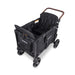 WonderFold W4 Luxe Pro Stroller Wagon - Jet Black