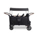 WonderFold W6 Luxe Pro Stroller Wagon - Jet Black