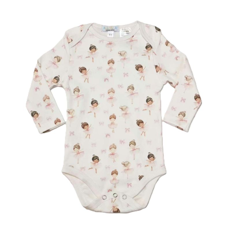 Ballerina organic cotton bodysuit